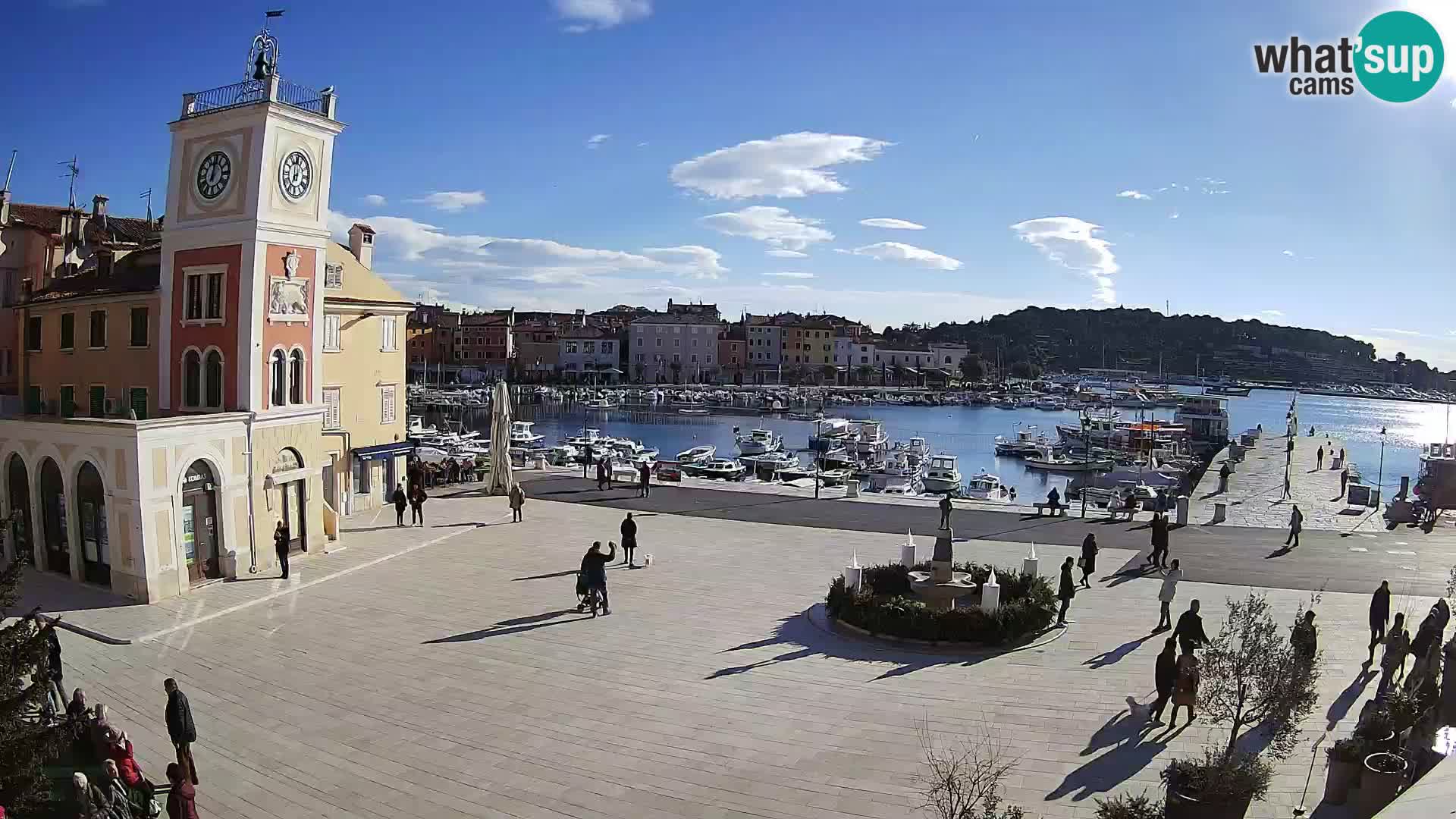 Rovinj spletna kamera trg