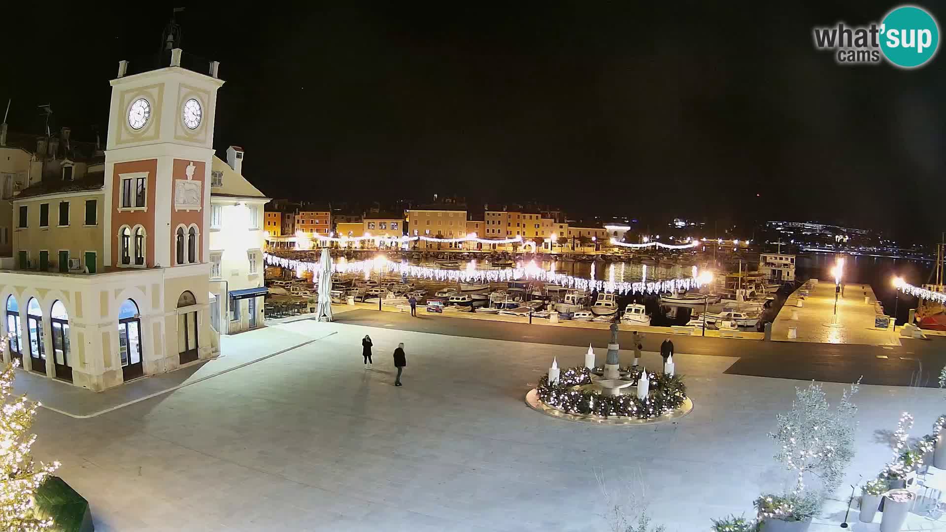 Webcam Rovigno piazza | LIVE cam Piazza centrale Rovigno