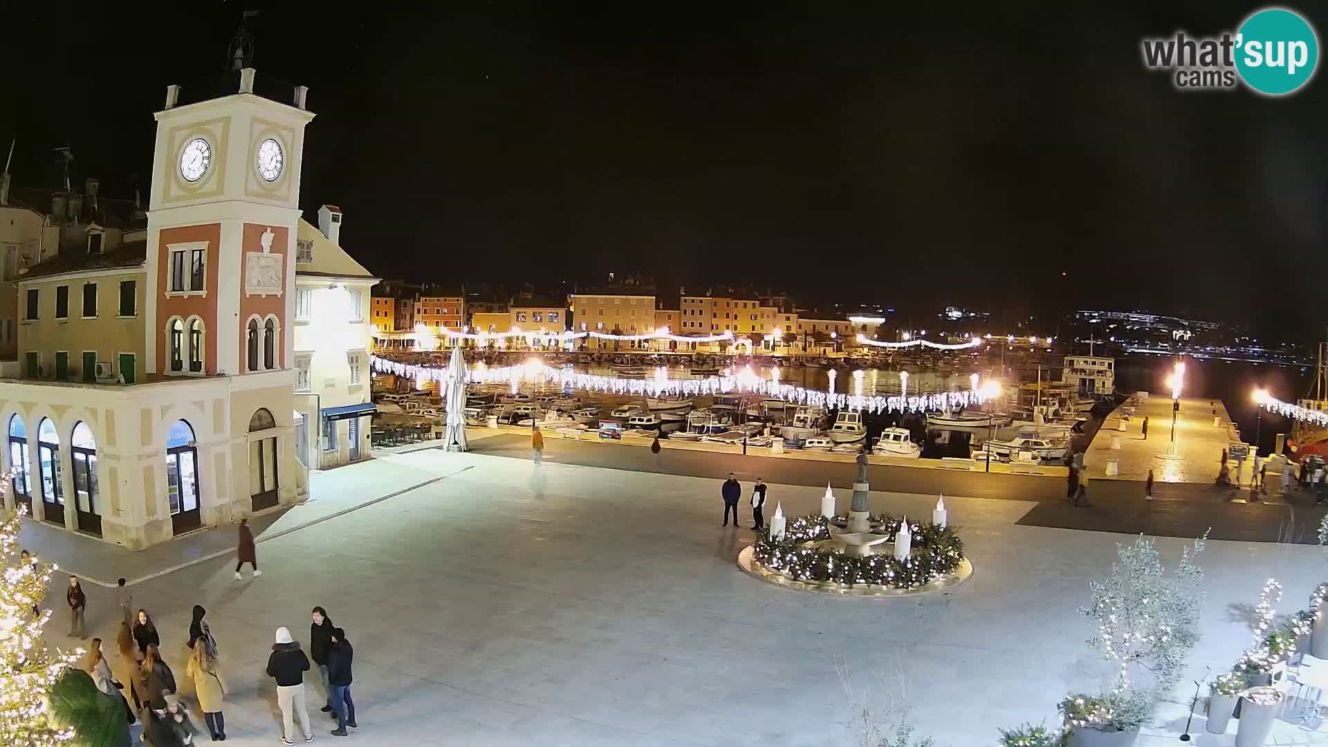 Webcam Rovigno piazza | LIVE cam Piazza centrale Rovigno