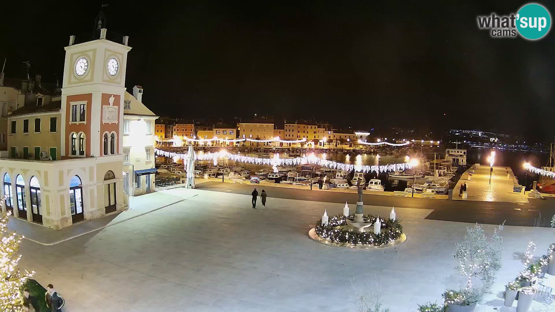 Webcam Rovigno piazza | LIVE cam Piazza centrale Rovigno