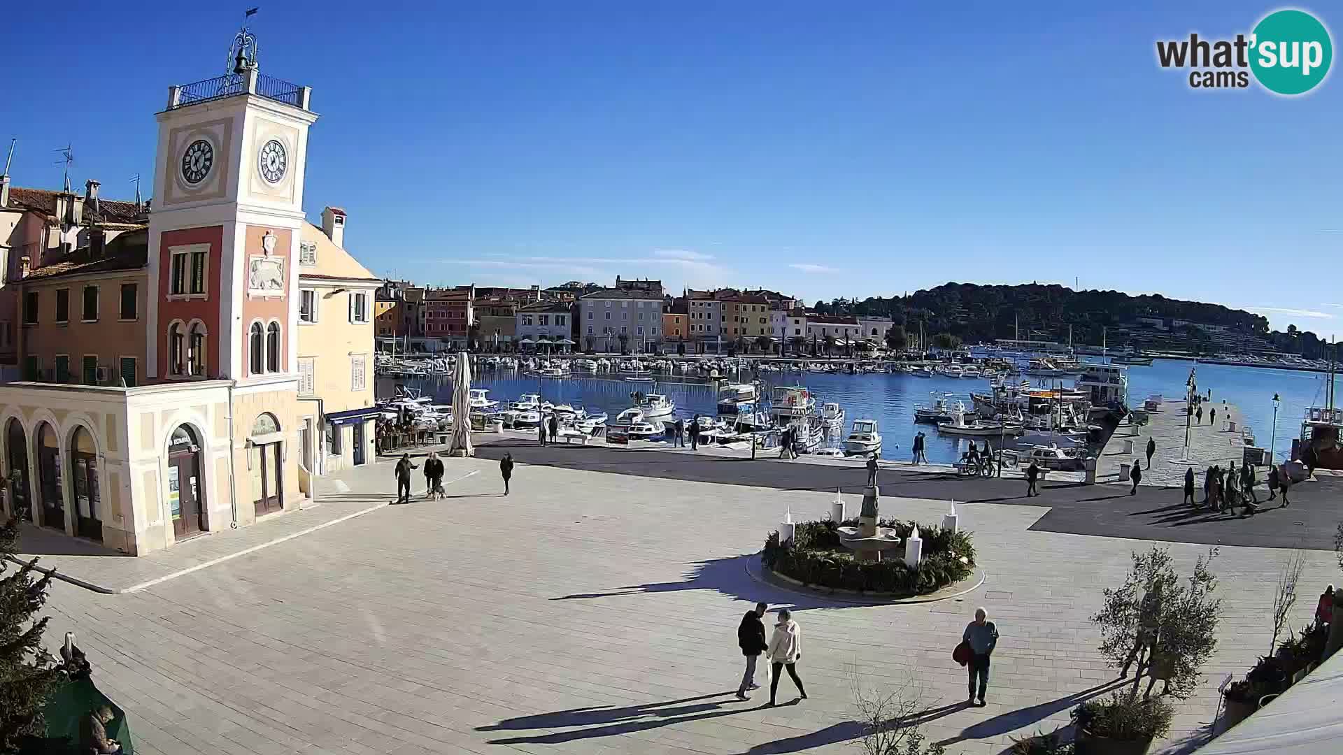 Rovinj spletna kamera trg