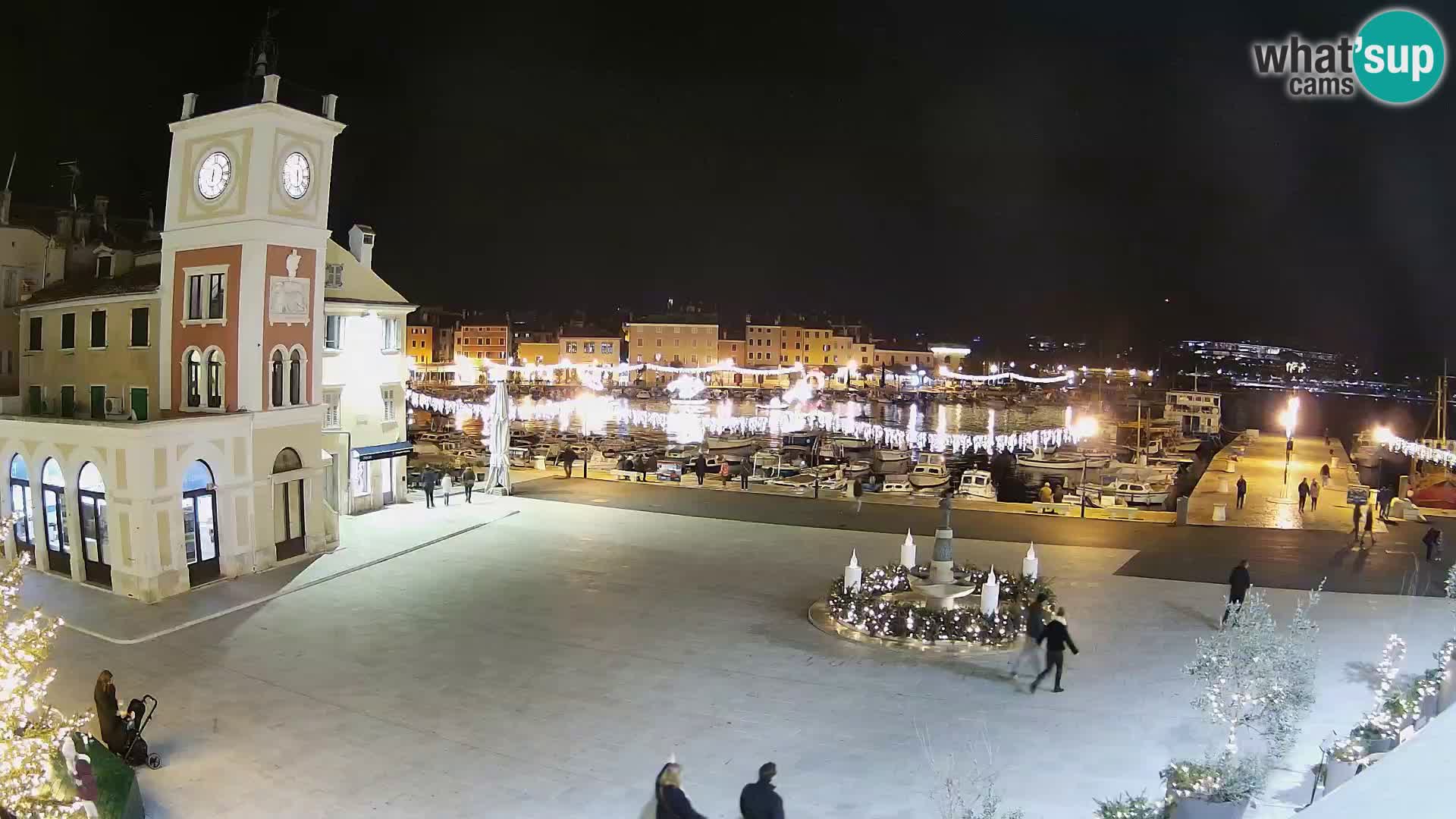 Webcam Rovigno piazza | LIVE cam Piazza centrale Rovigno