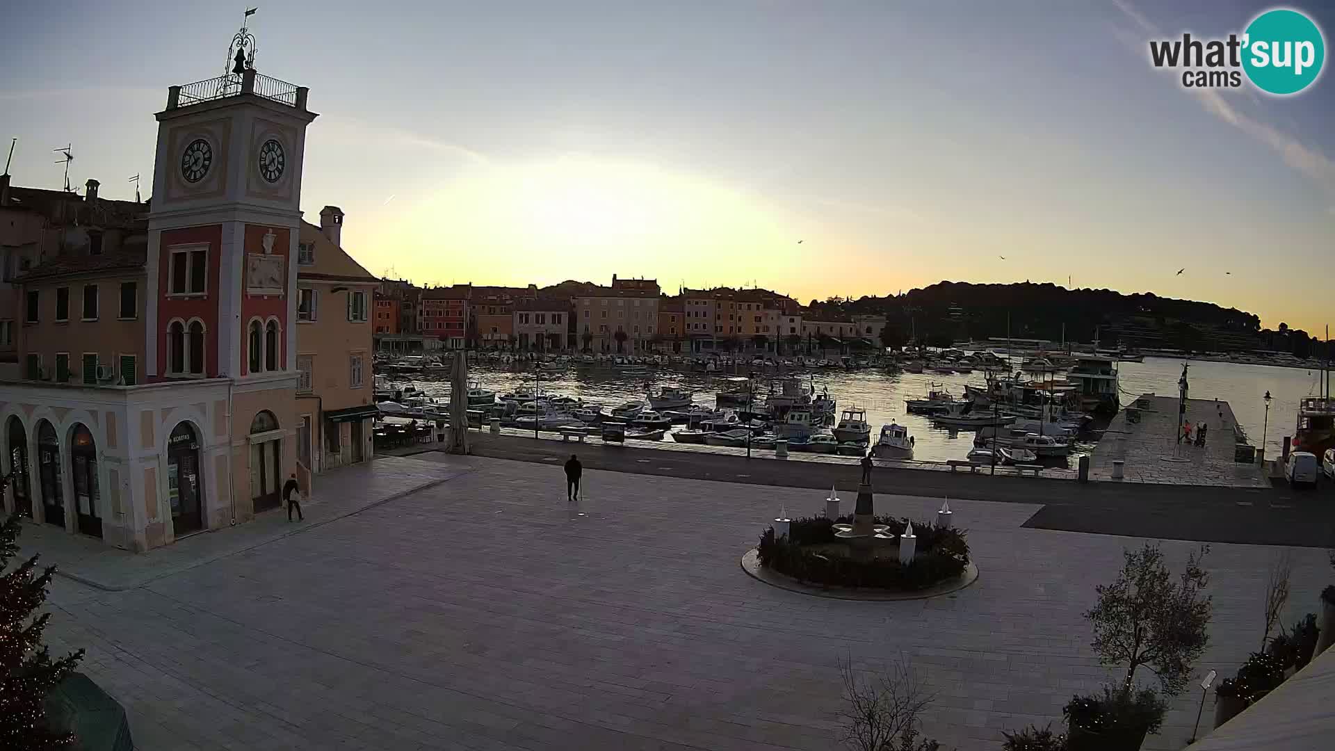 Rovinj spletna kamera trg