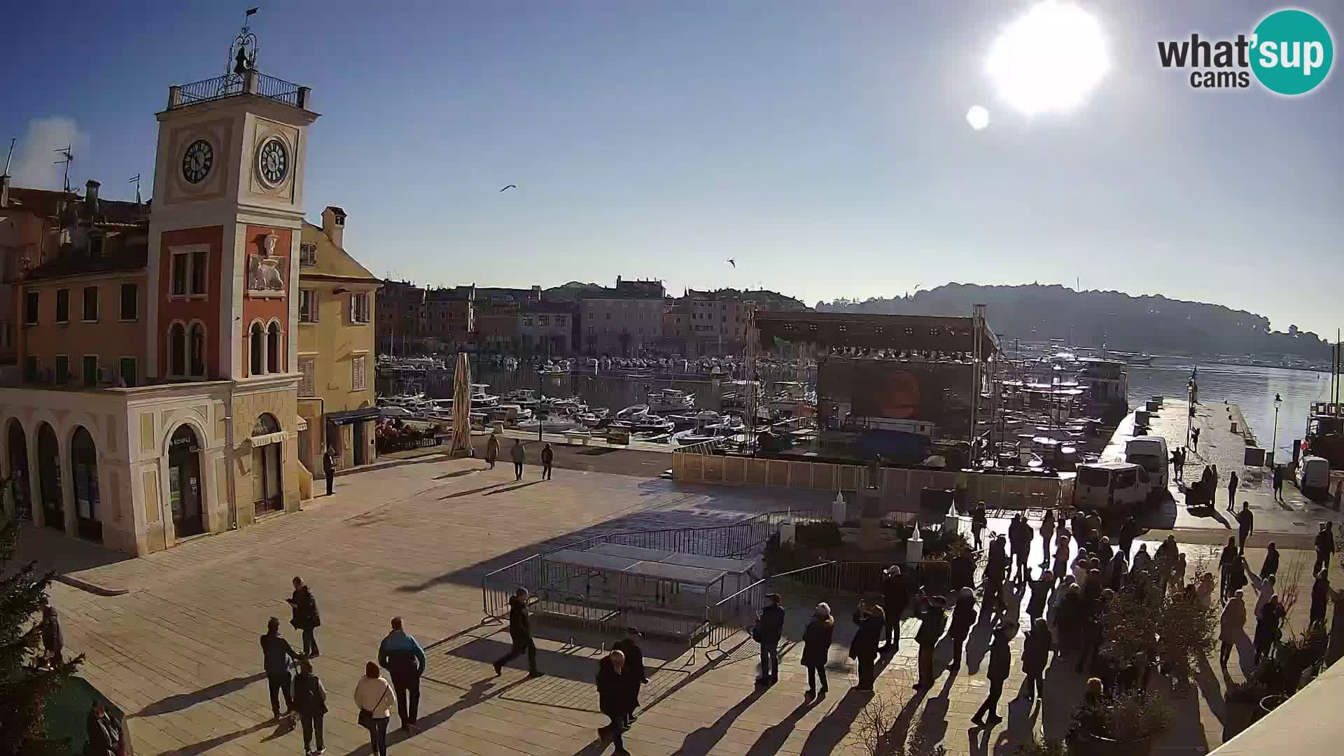 Rovinj live cam – the main square