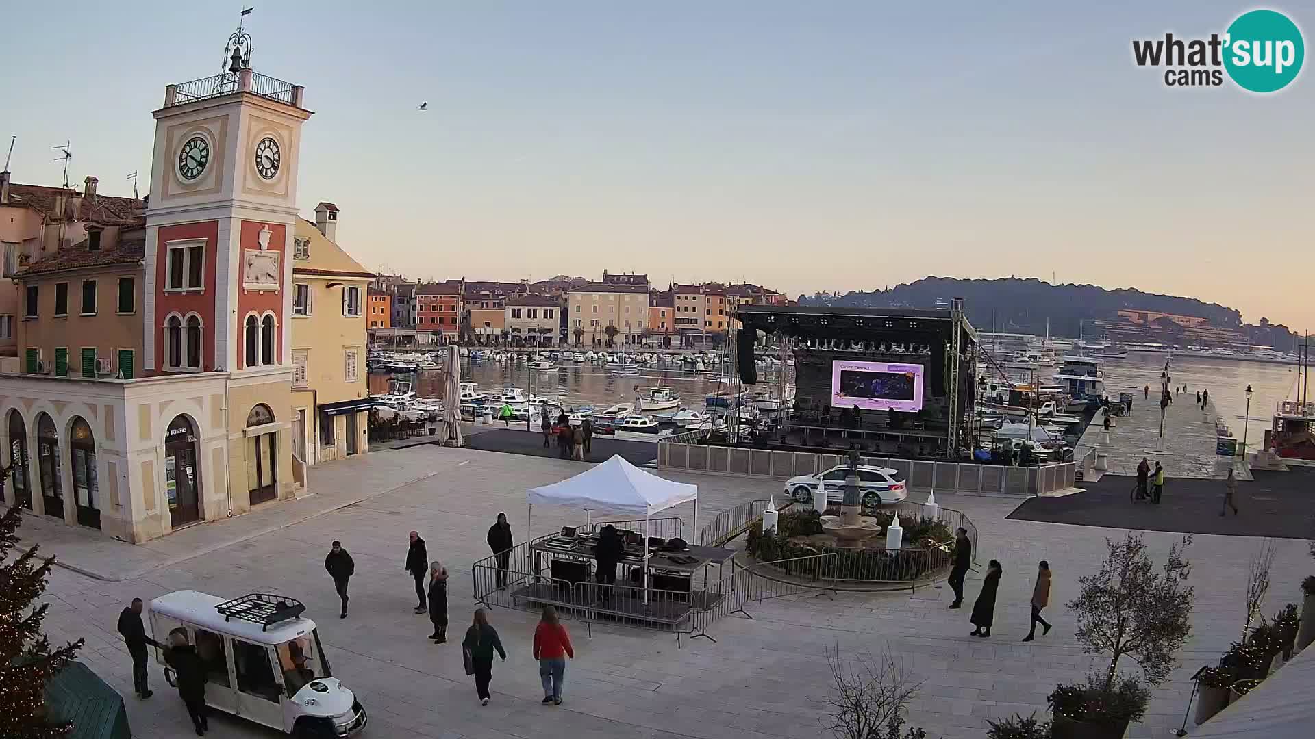 Rovinj – Rovigno LIVE cam Piazza centrale – Istria – Croazia