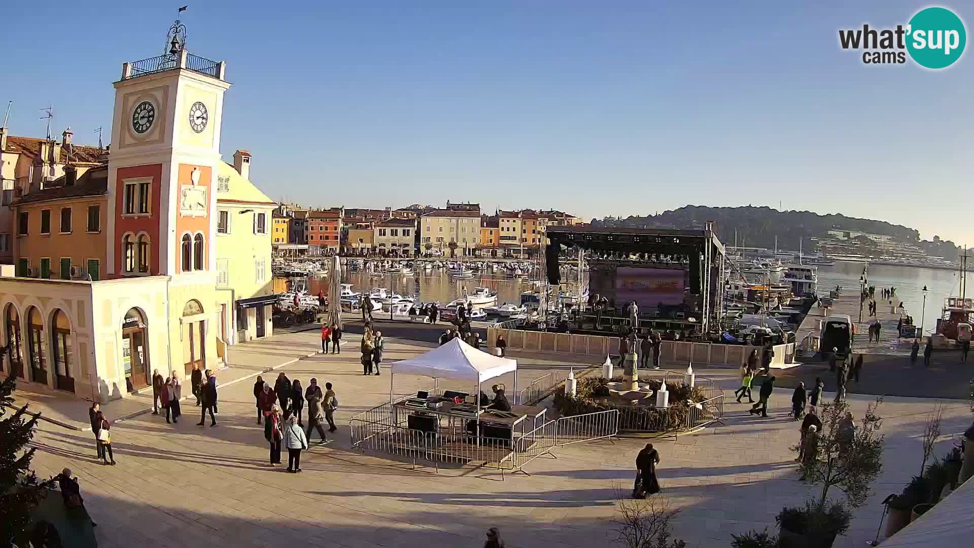 Rovinj – Rovigno LIVE cam Piazza centrale – Istria – Croazia