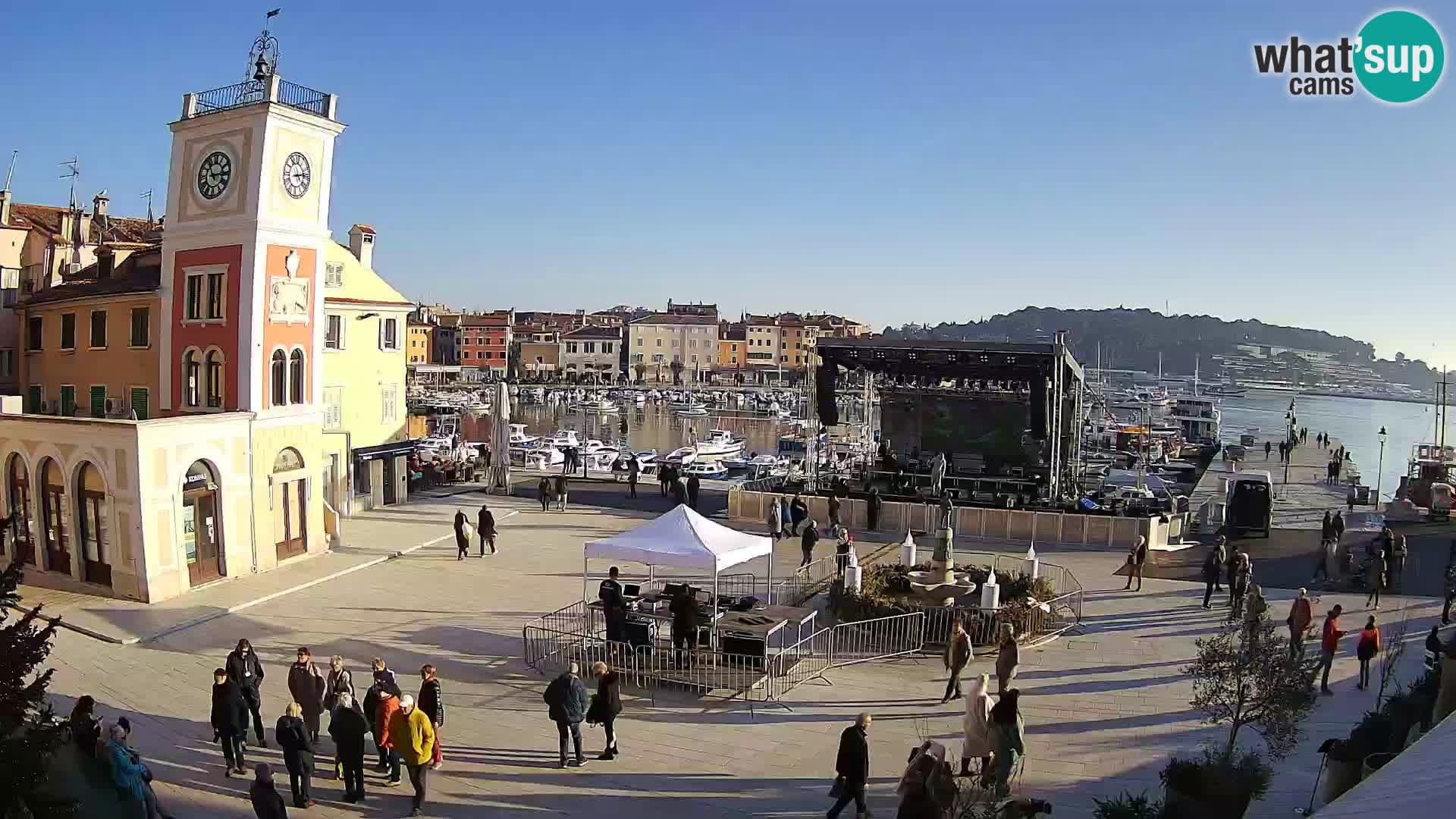 Rovinj live cam – the main square