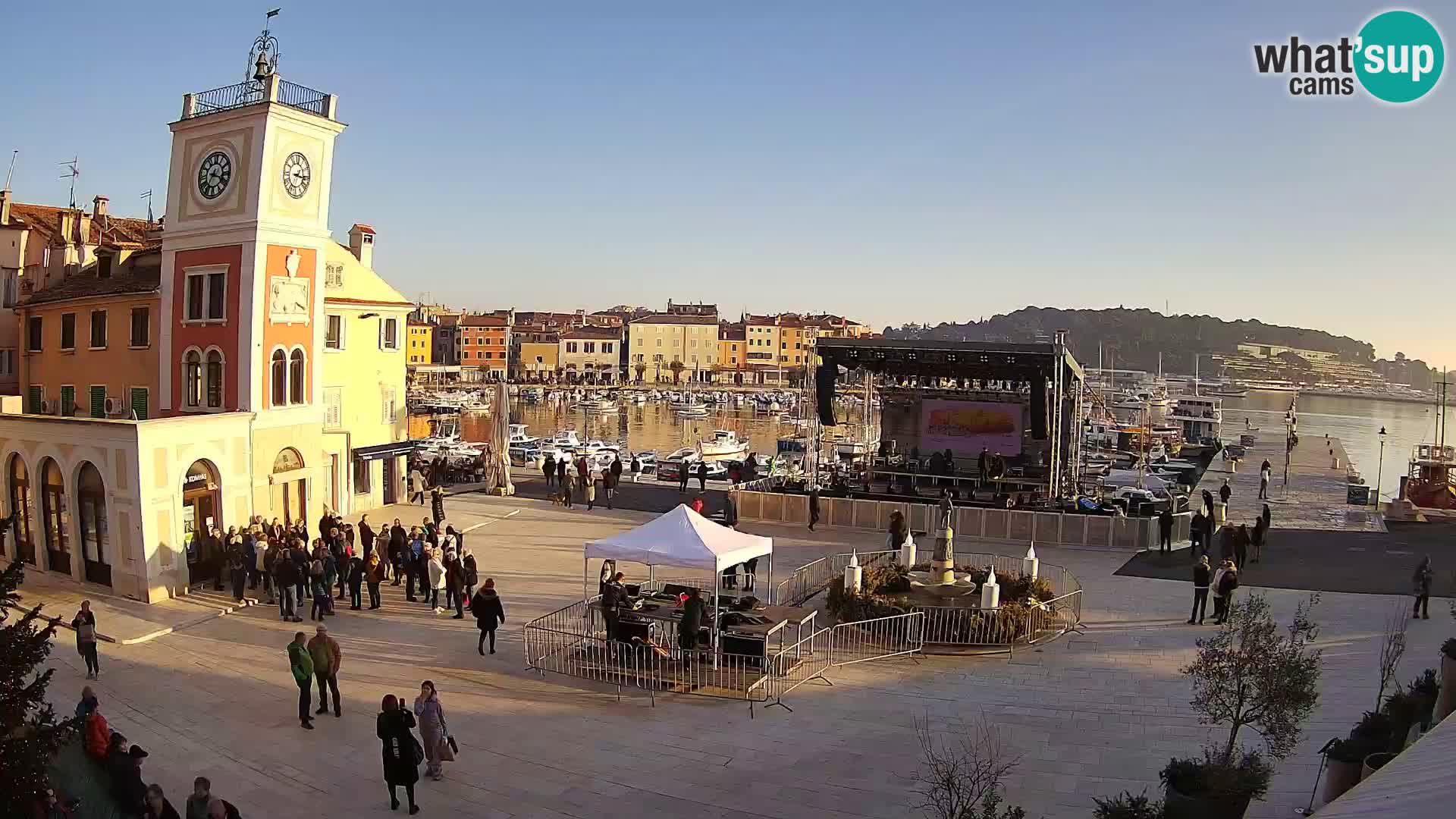 Rovinj live cam – the main square