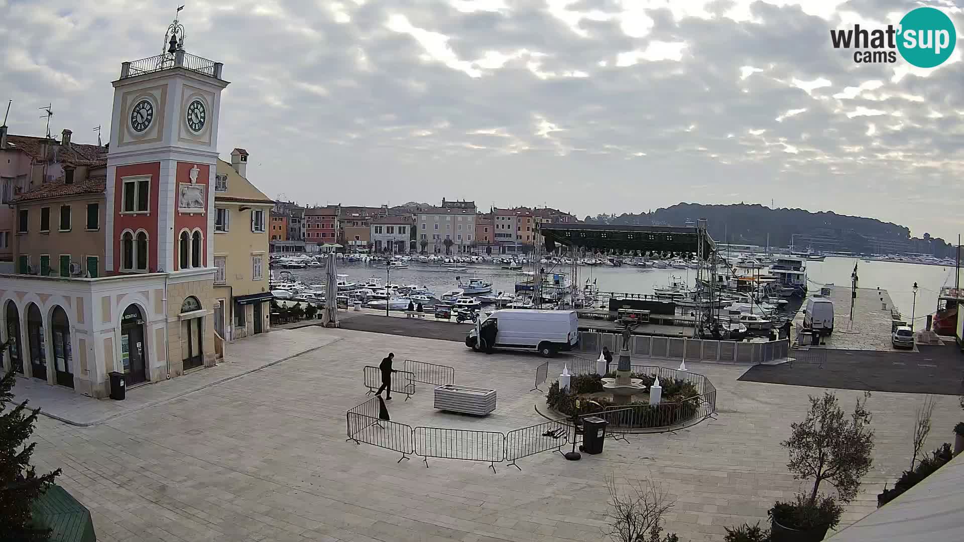 Rovinj live cam – the main square