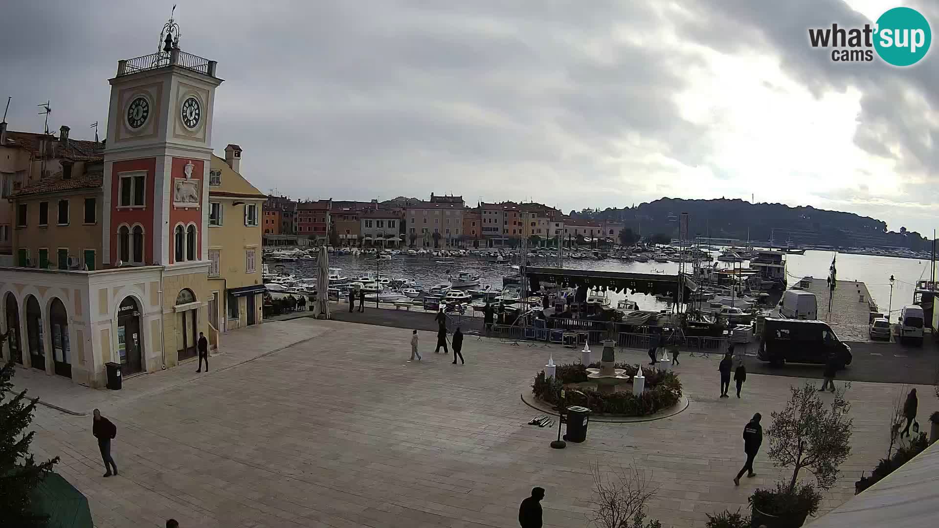 Rovinj – Rovigno LIVE cam Piazza centrale – Istria – Croazia