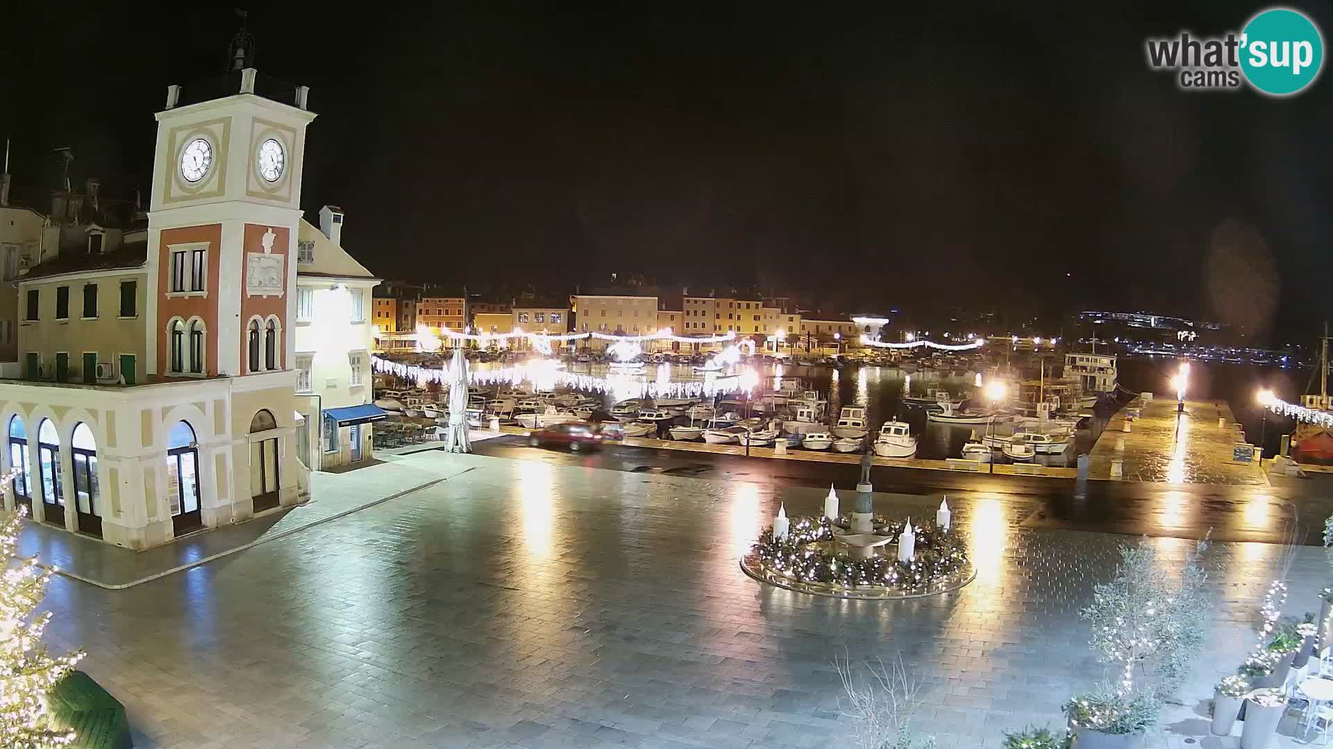 Webcam Rovigno piazza | LIVE cam Piazza centrale Rovigno