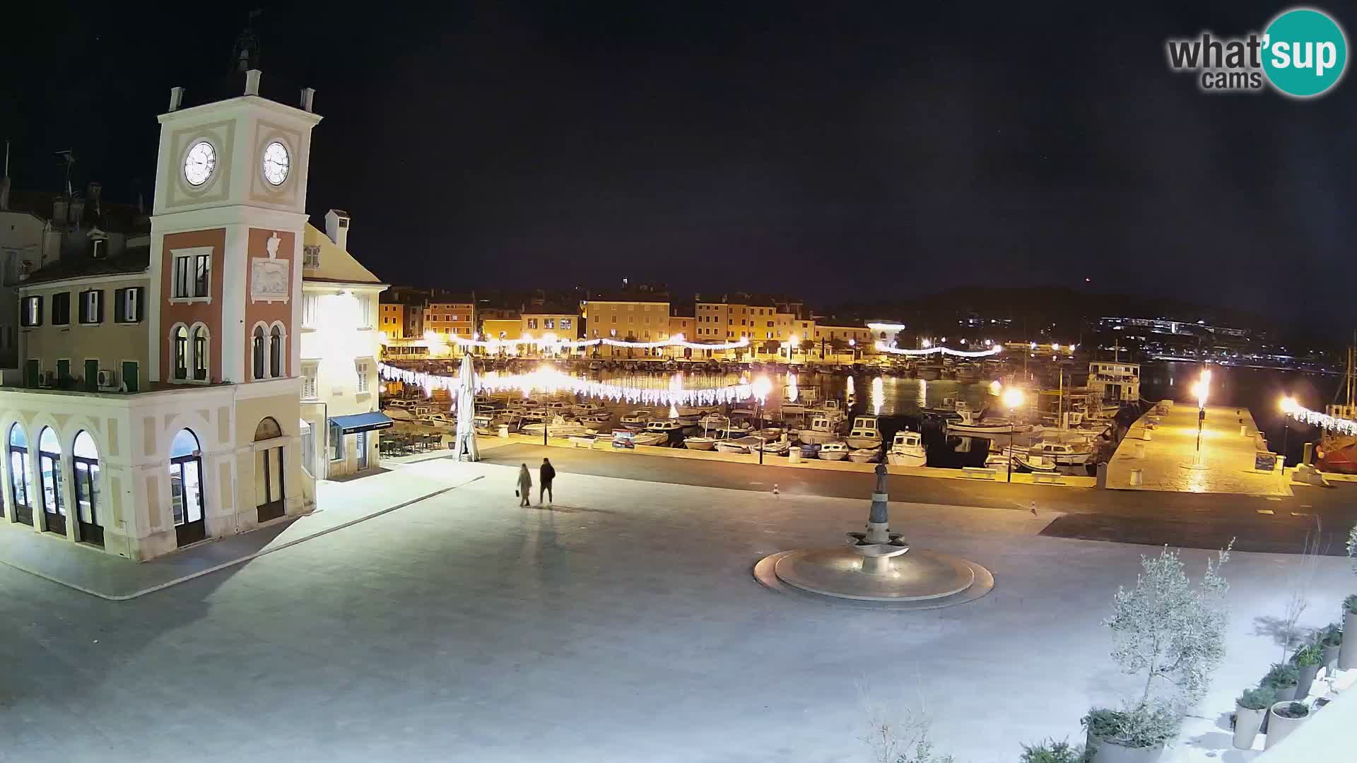 Webcam Rovigno piazza | LIVE cam Piazza centrale Rovigno