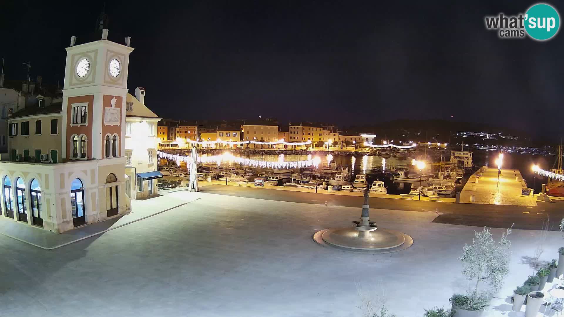 Webcam Rovigno piazza | LIVE cam Piazza centrale Rovigno