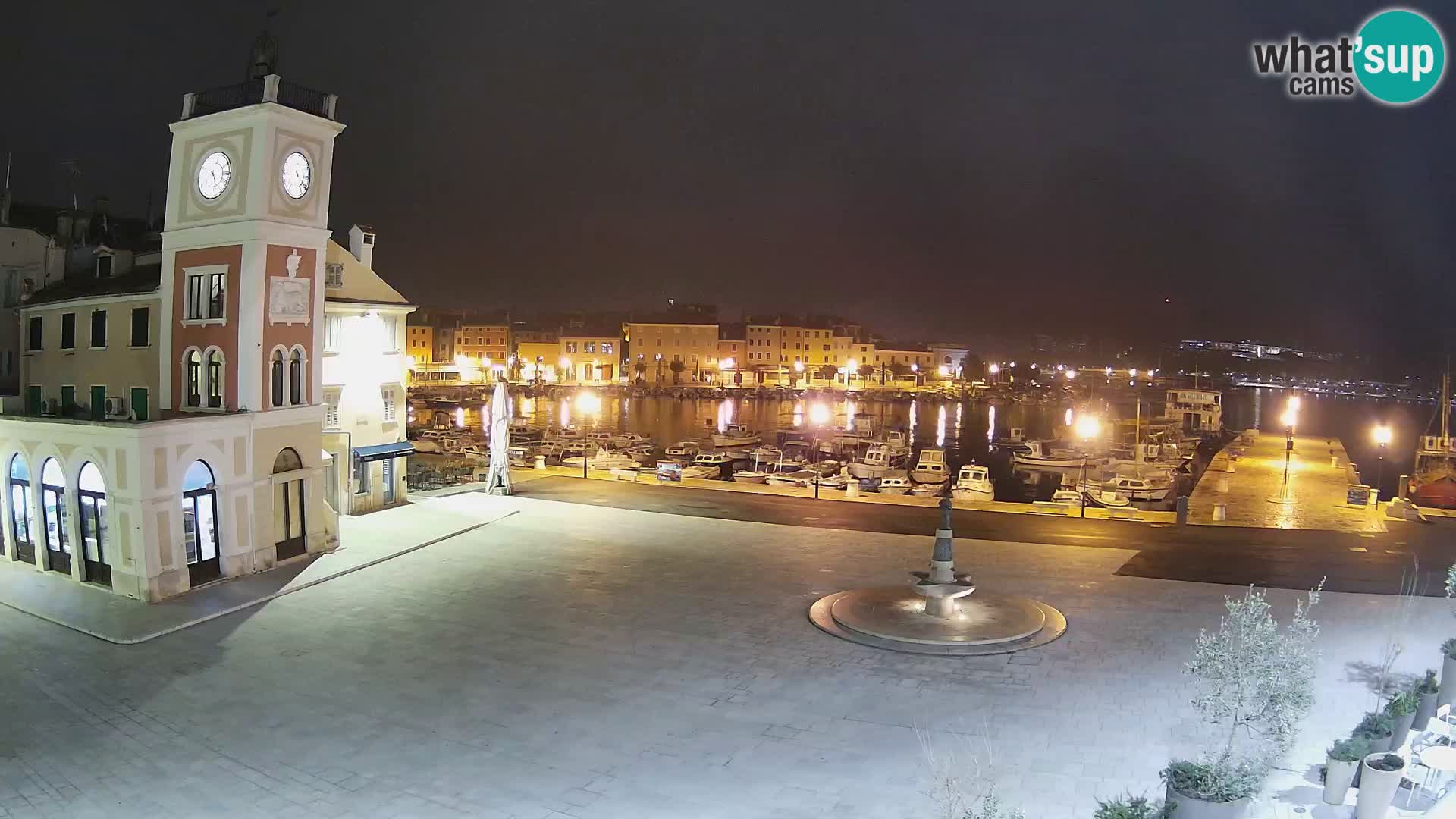 Webcam Rovigno piazza | LIVE cam Piazza centrale Rovigno