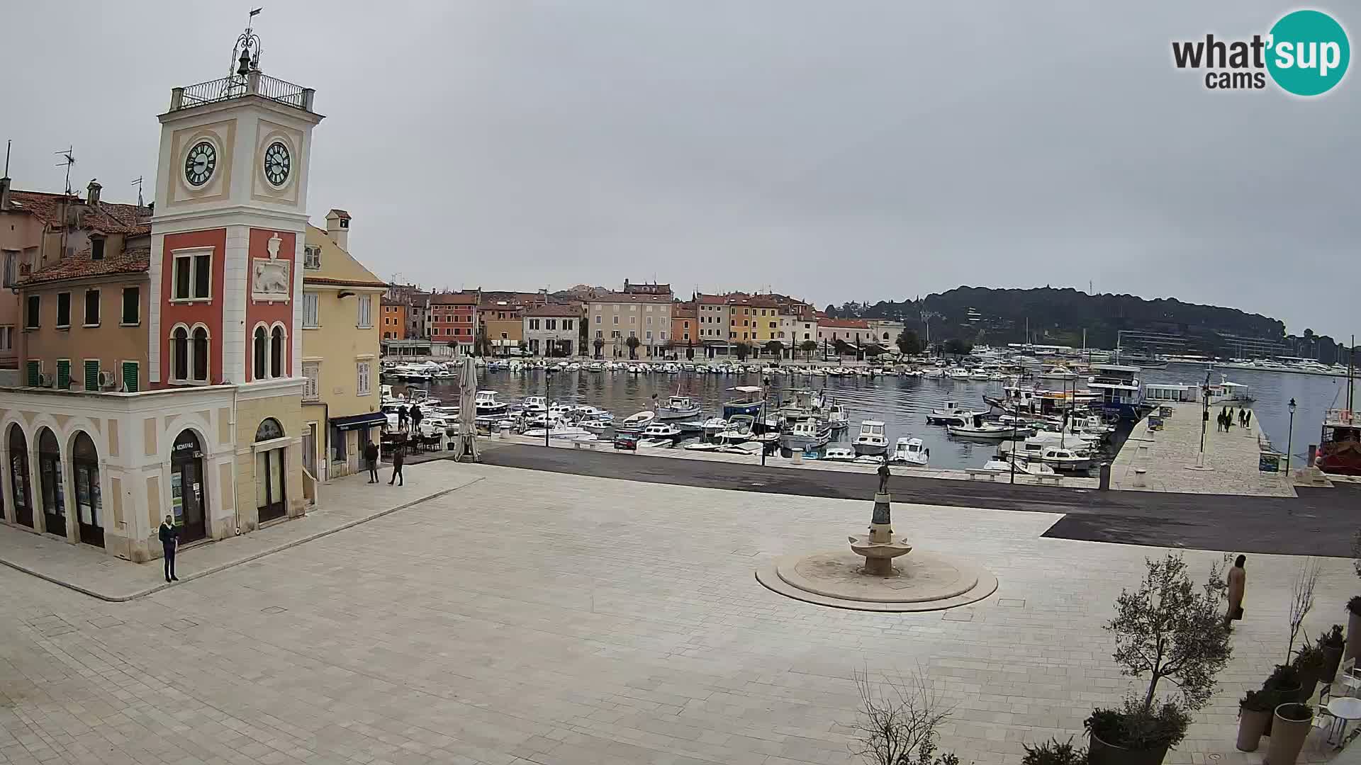 Rovinj spletna kamera trg