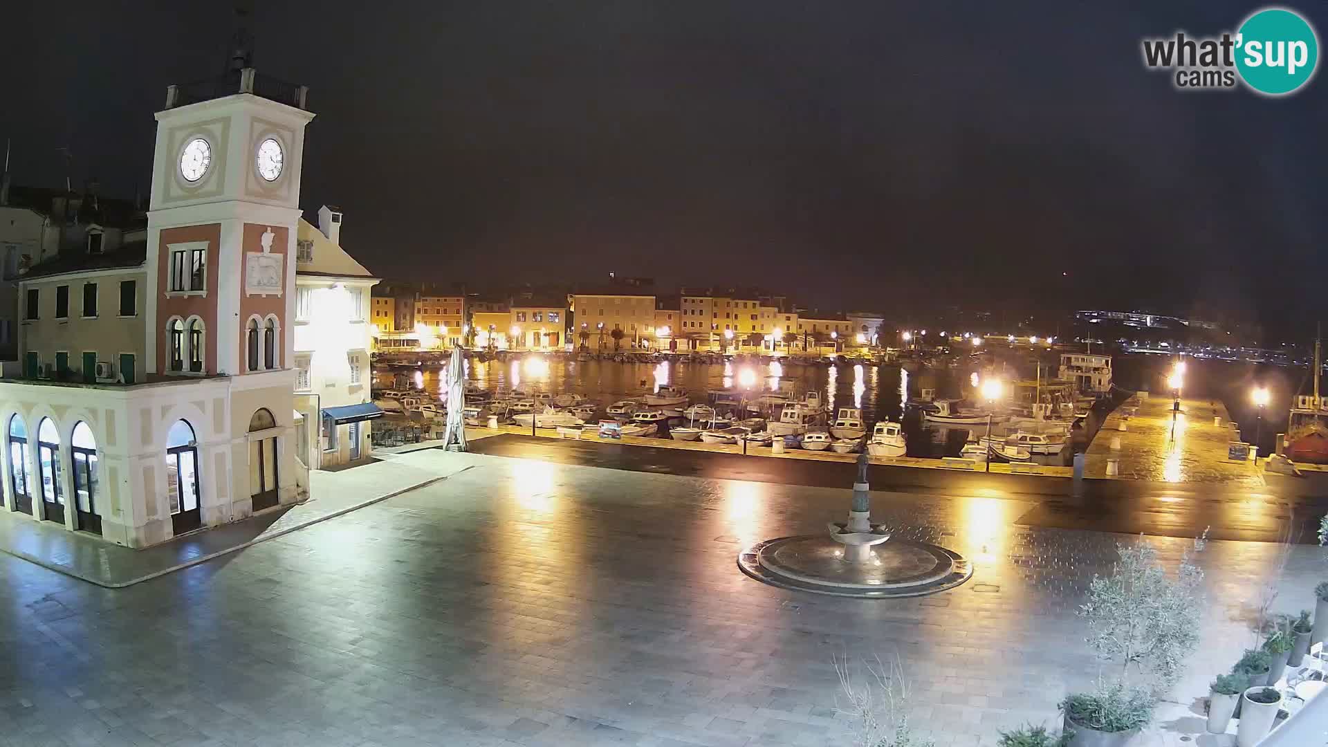 Webcam Rovigno piazza | LIVE cam Piazza centrale Rovigno