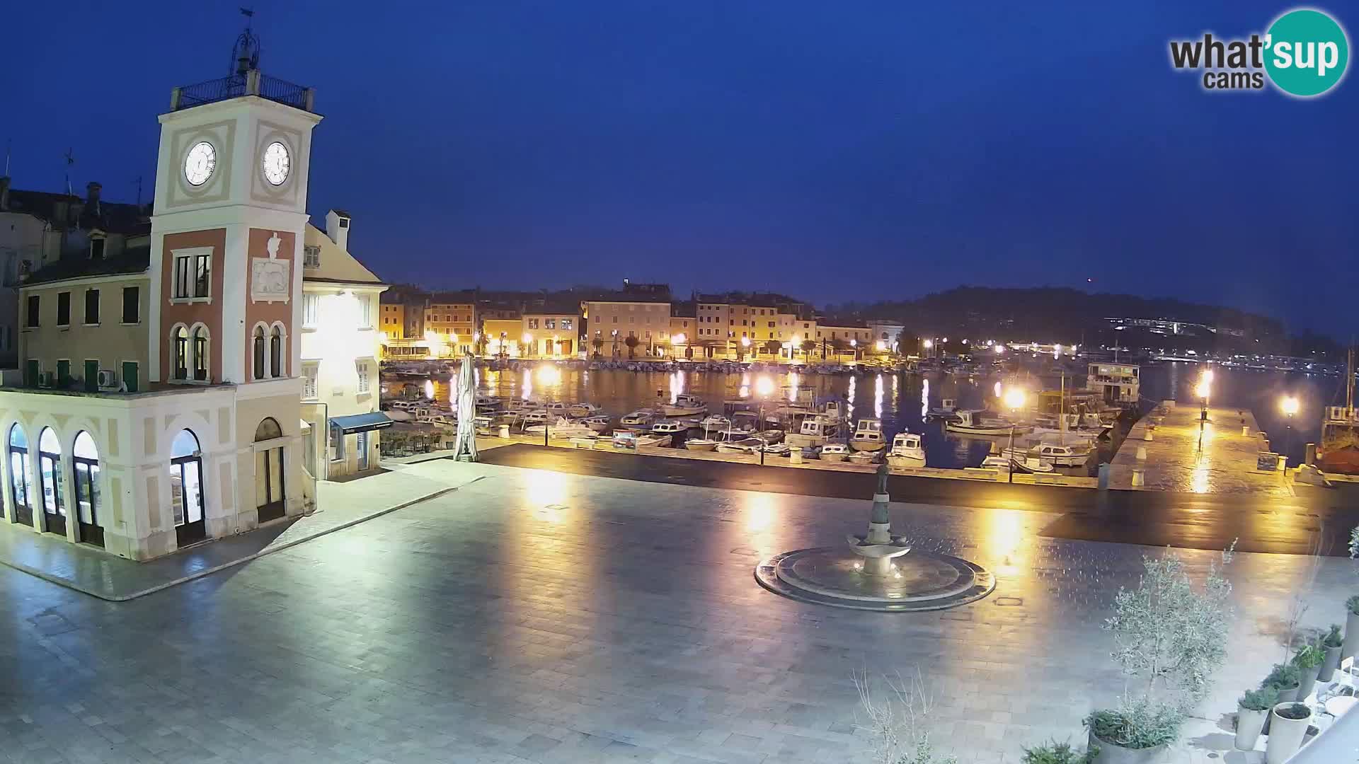 Webcam Rovigno piazza | LIVE cam Piazza centrale Rovigno