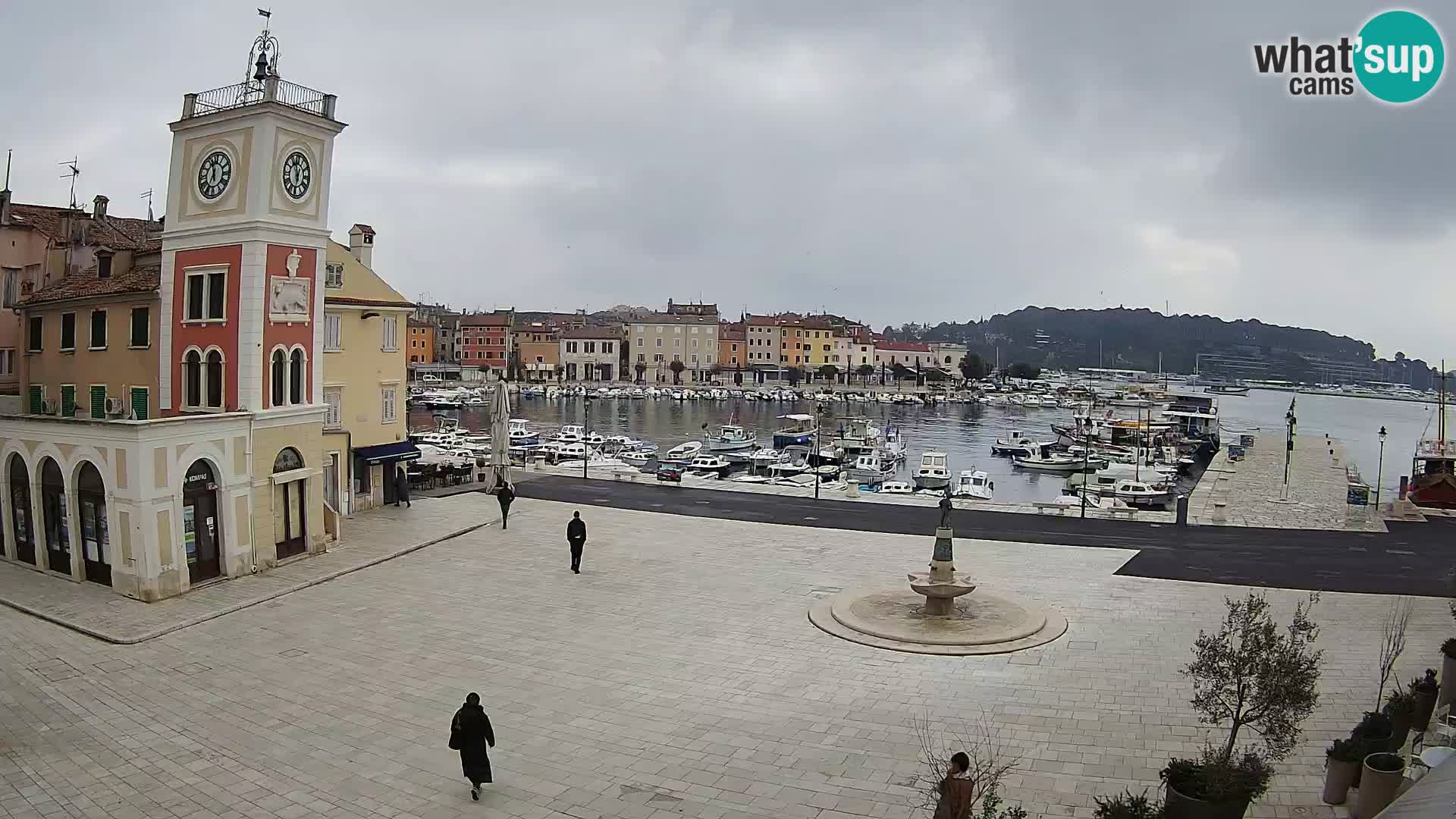 Rovinj spletna kamera trg