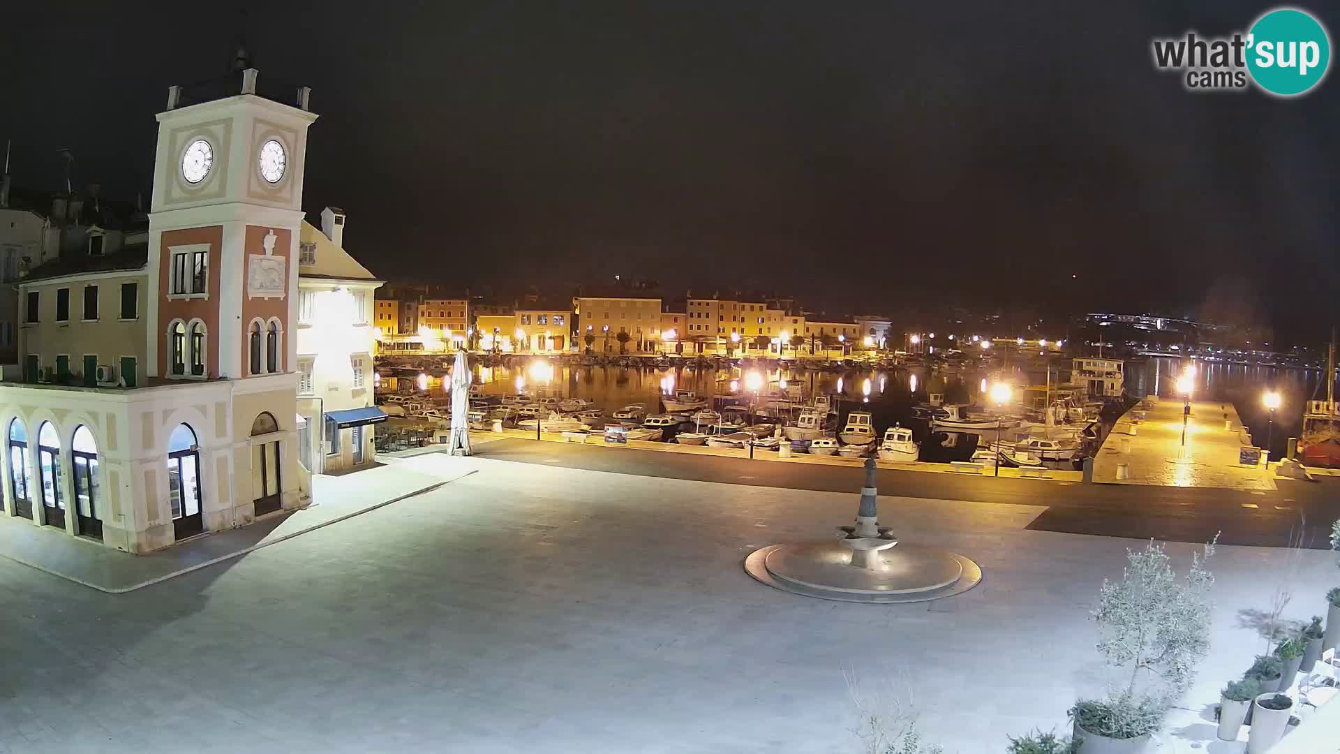 Webcam Rovigno piazza | LIVE cam Piazza centrale Rovigno