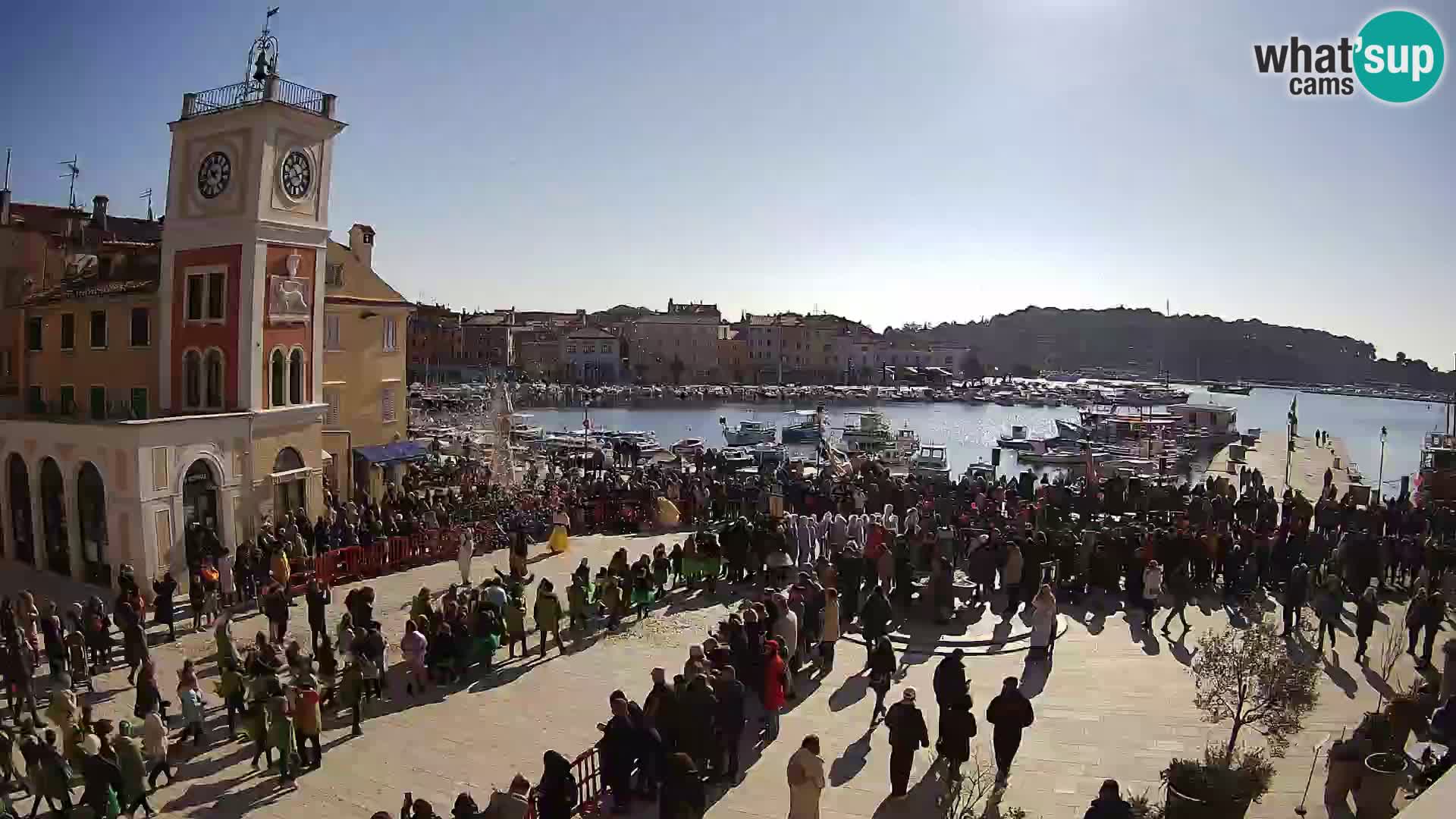 Rovinj spletna kamera trg