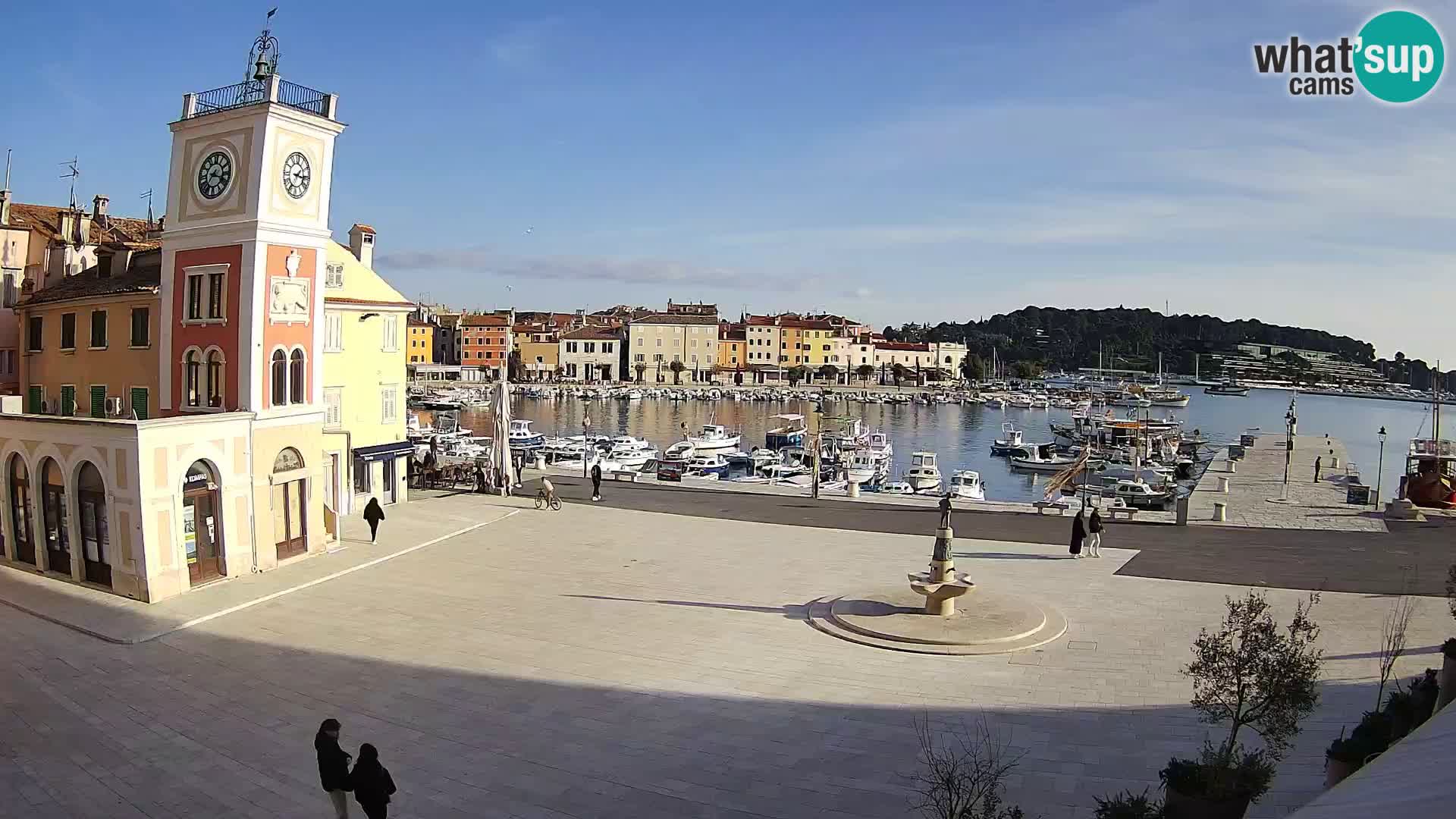 Rovinj spletna kamera trg