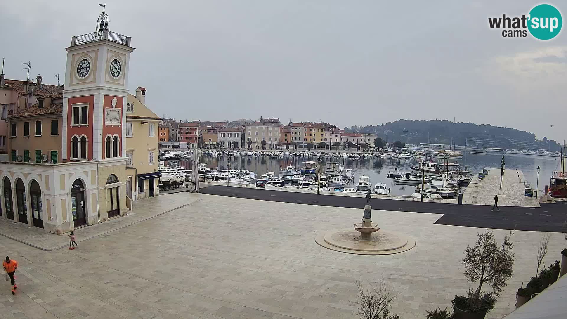 Rovinj spletna kamera trg