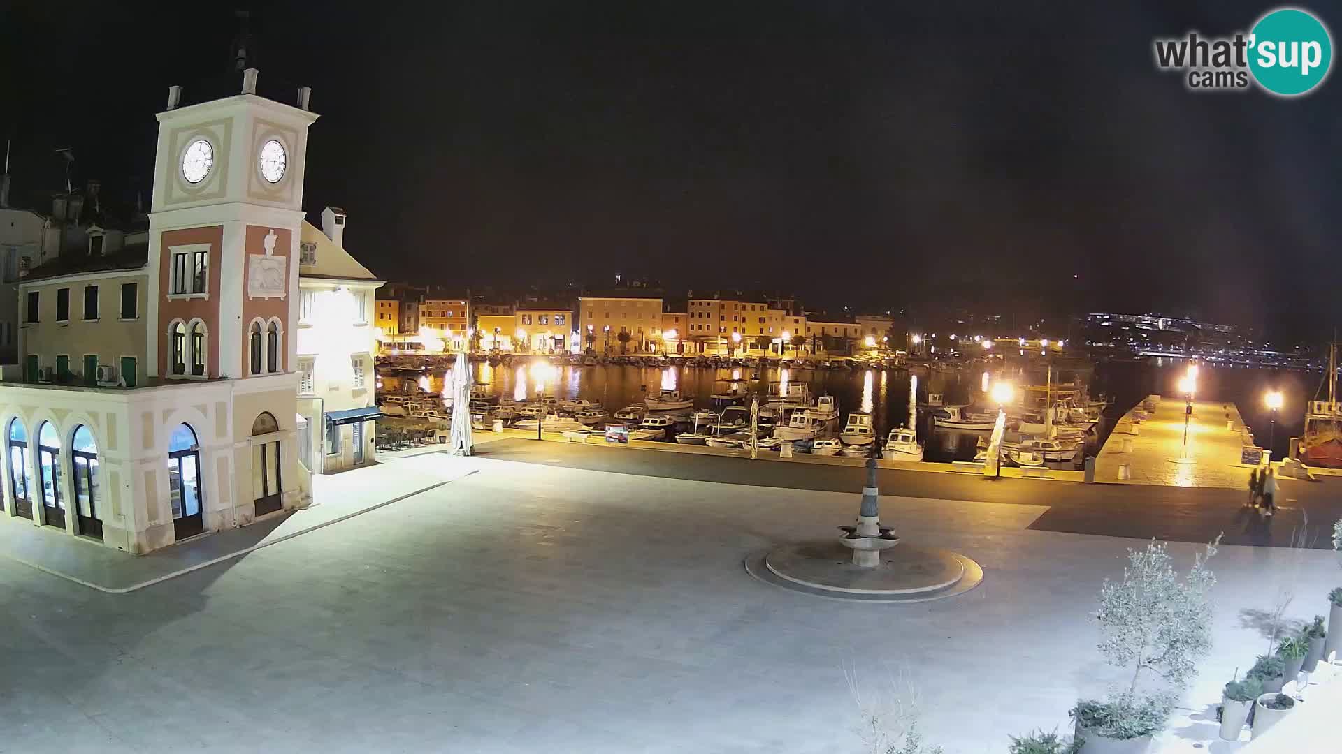 Webcam Rovigno piazza | LIVE cam Piazza centrale Rovigno