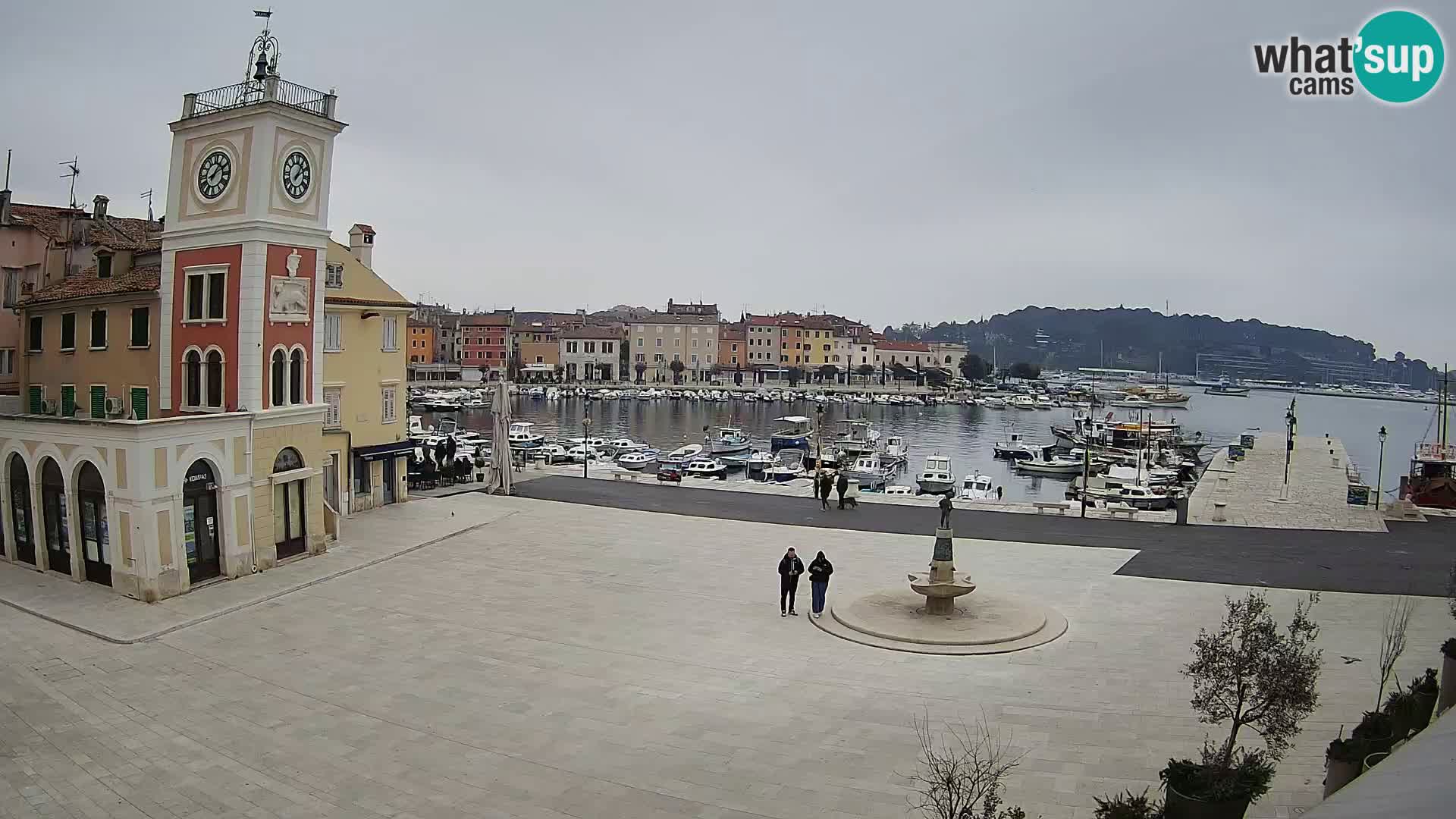 Webcam Rovigno piazza | LIVE cam Piazza centrale Rovigno