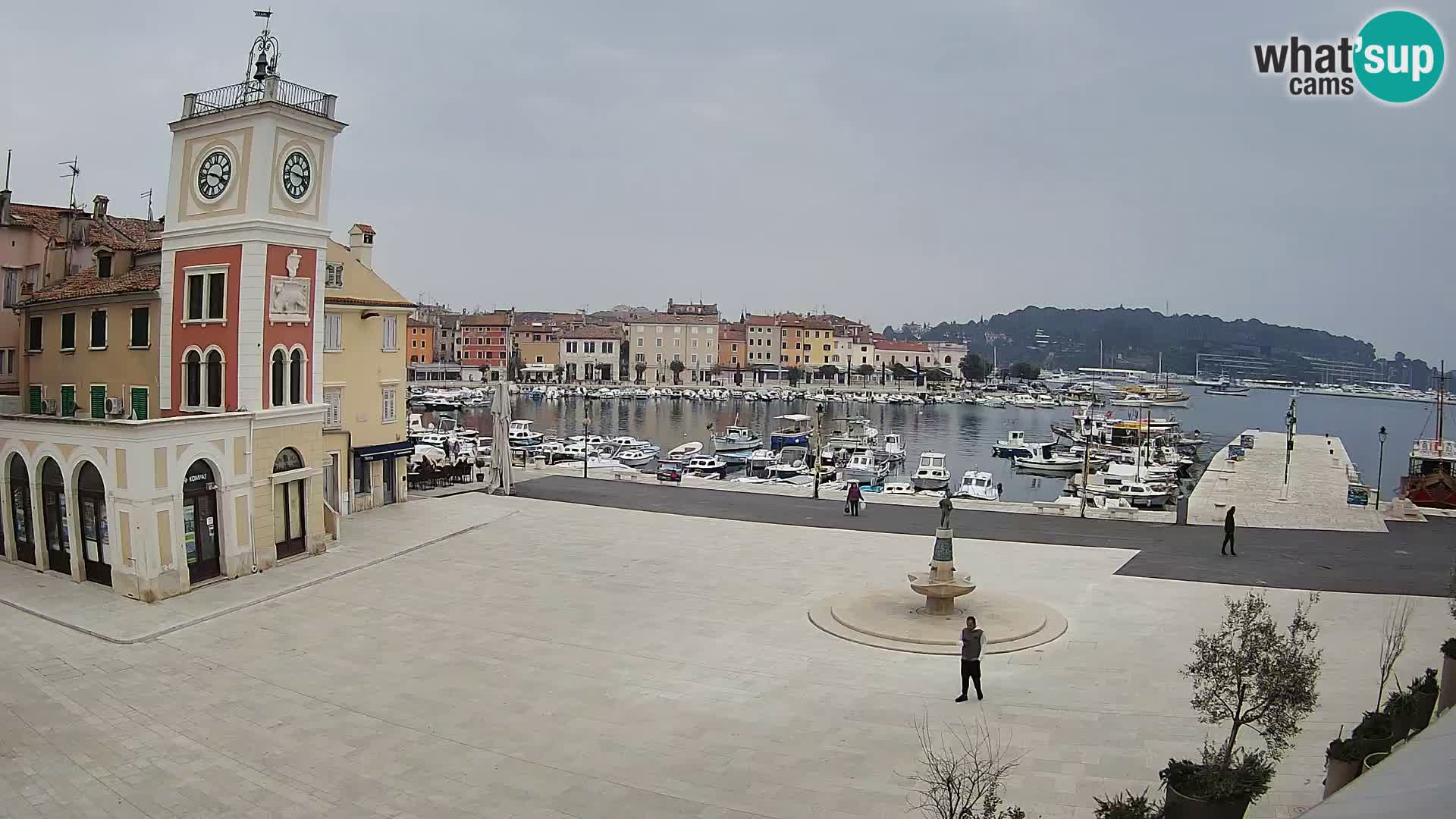 Rovinj spletna kamera trg