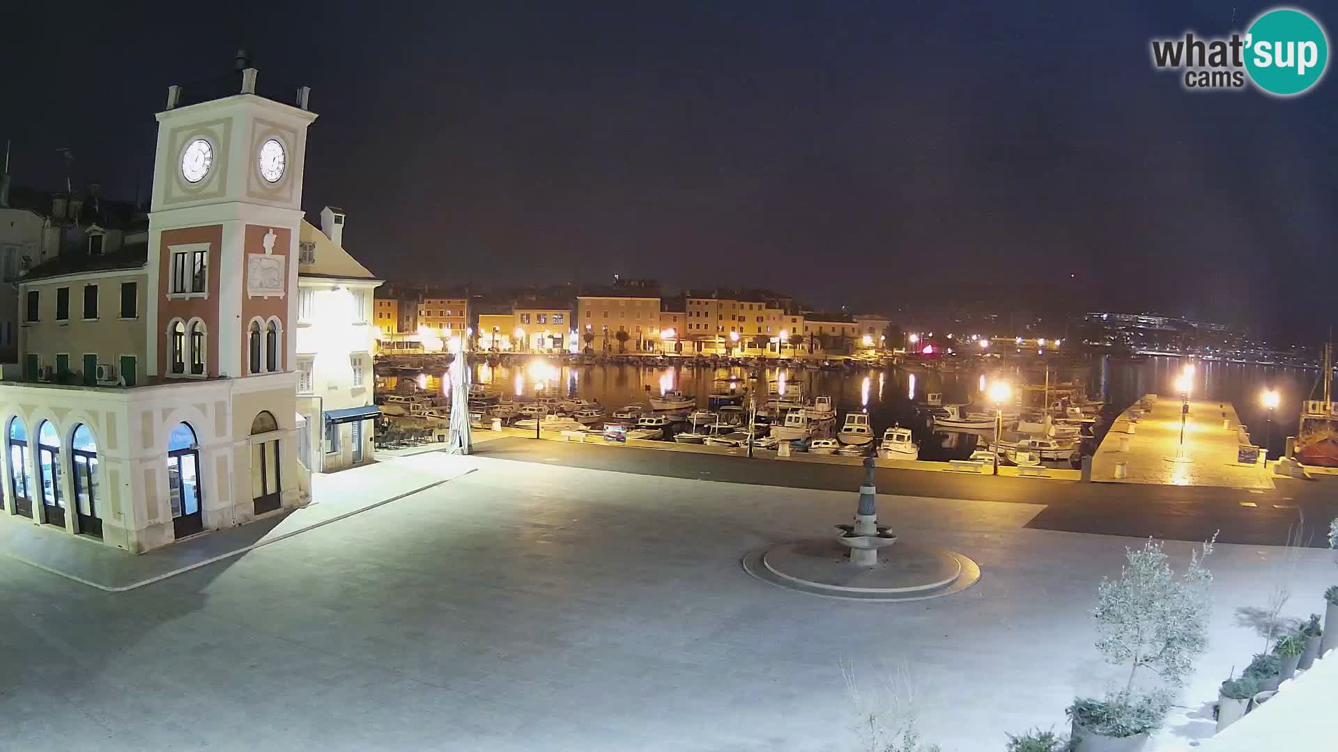 Webcam Rovigno piazza | LIVE cam Piazza centrale Rovigno