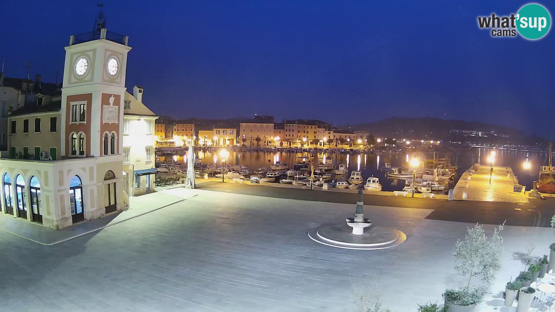 Webcam Rovigno piazza | LIVE cam Piazza centrale Rovigno