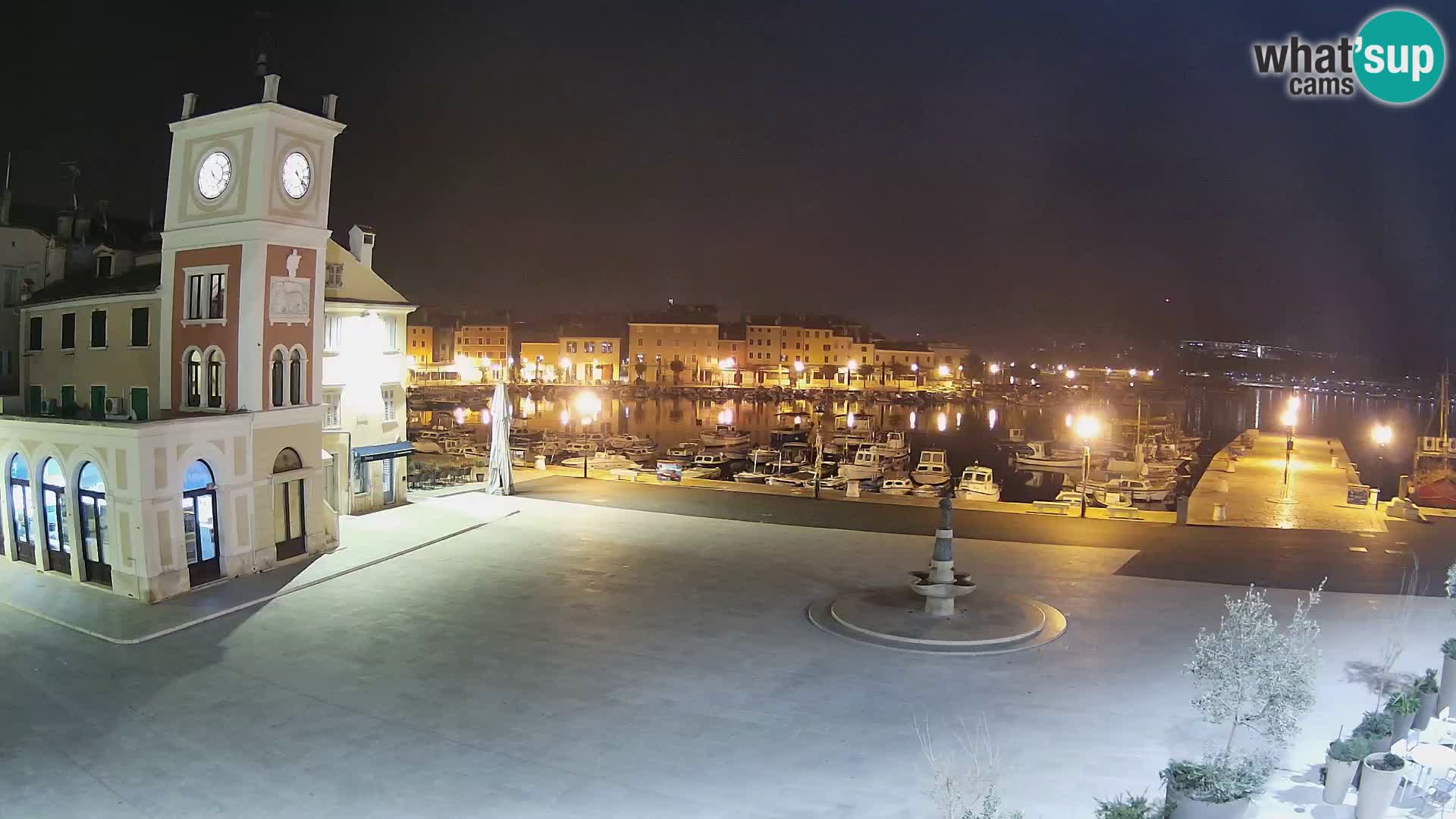 Webcam Rovigno piazza | LIVE cam Piazza centrale Rovigno