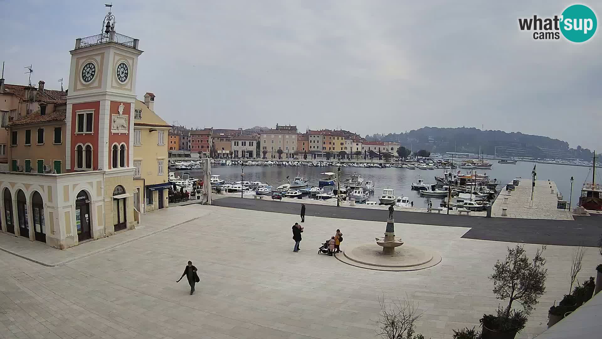 Rovinj spletna kamera trg