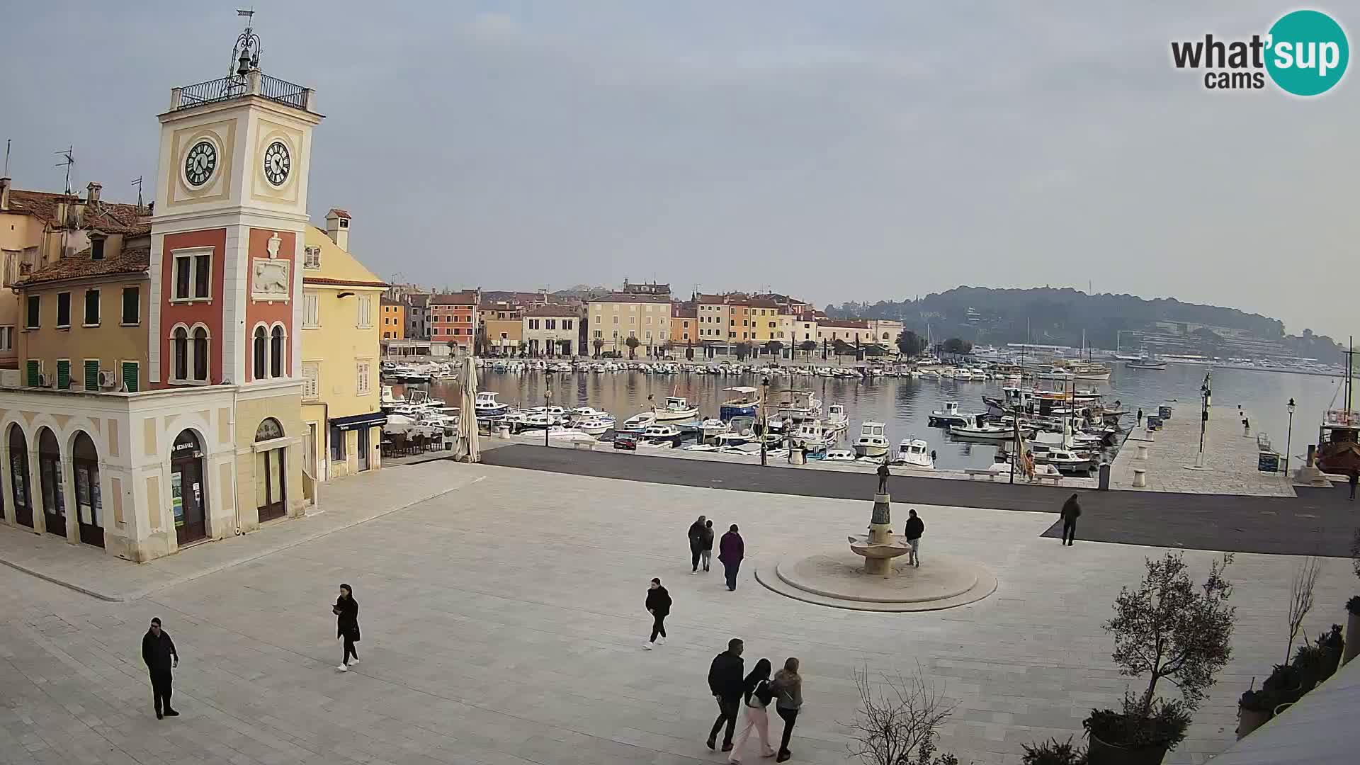 Rovinj spletna kamera trg