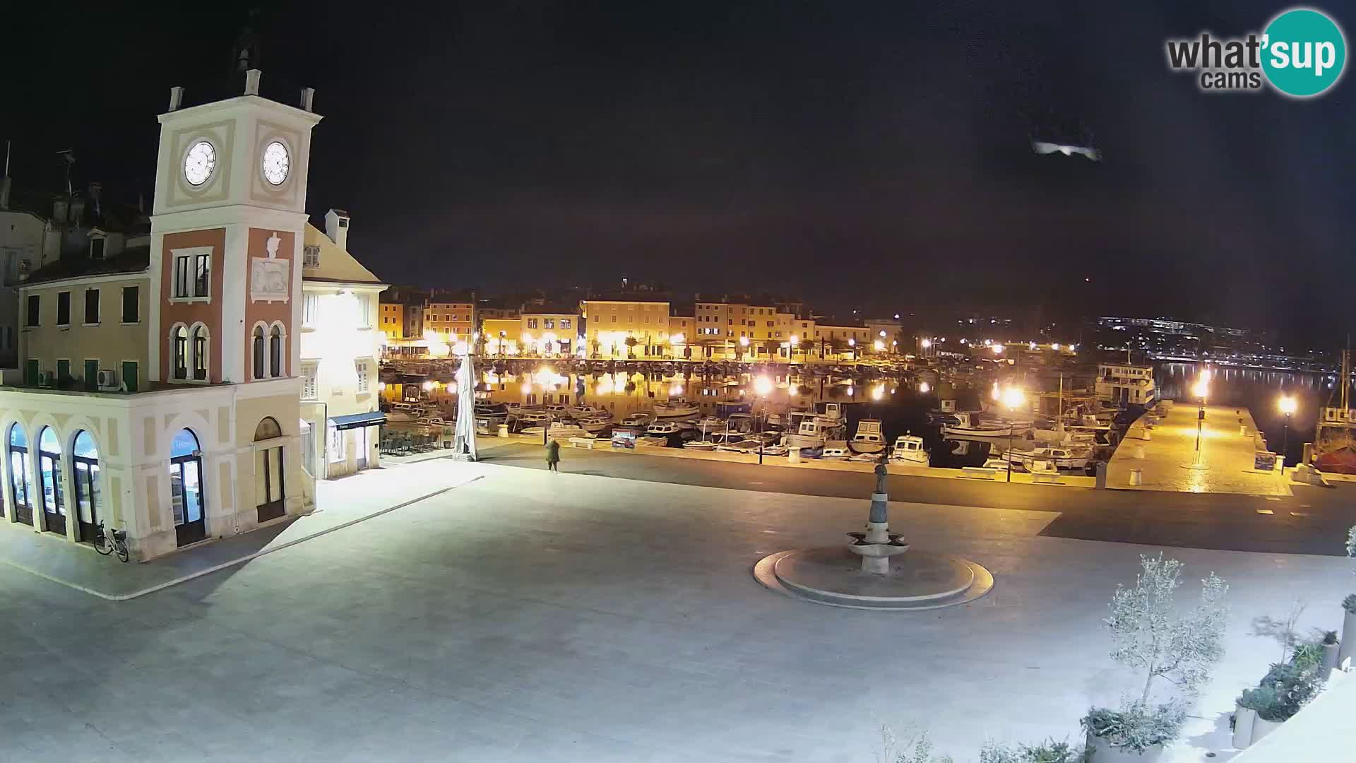 Webcam Rovigno piazza | LIVE cam Piazza centrale Rovigno