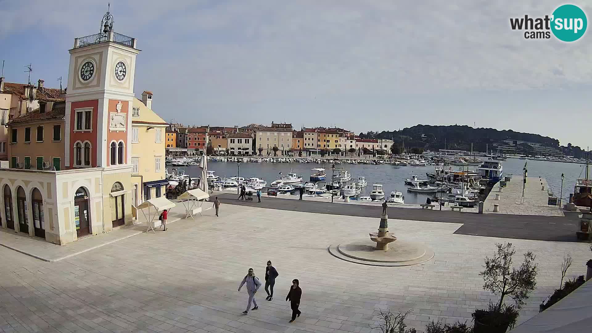 Rovinj spletna kamera trg