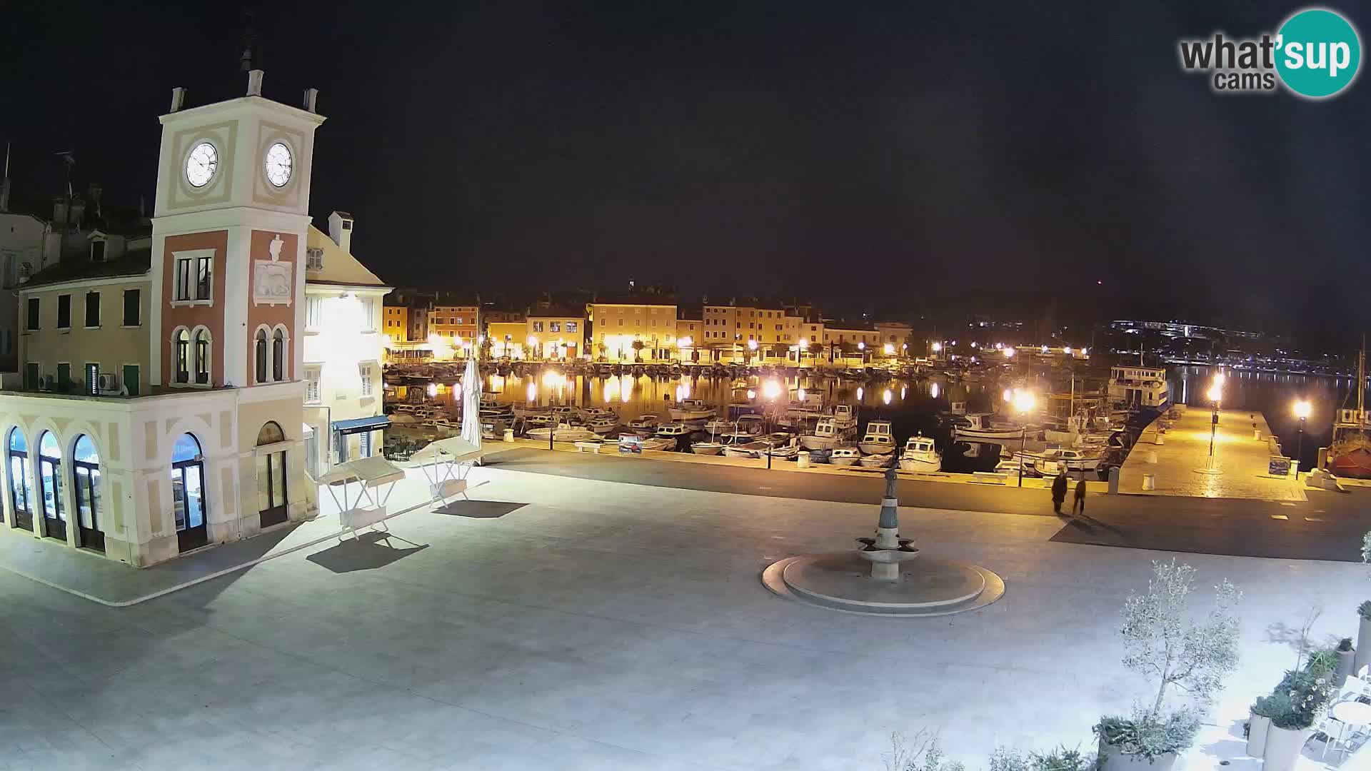 Webcam Rovigno piazza | LIVE cam Piazza centrale Rovigno