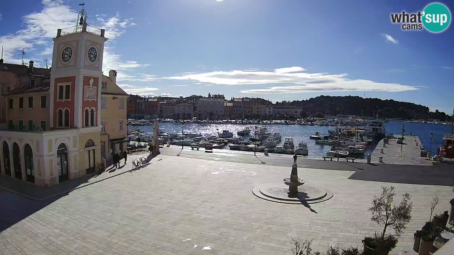 Rovinj – Rovigno LIVE cam Piazza centrale – Istria – Croazia