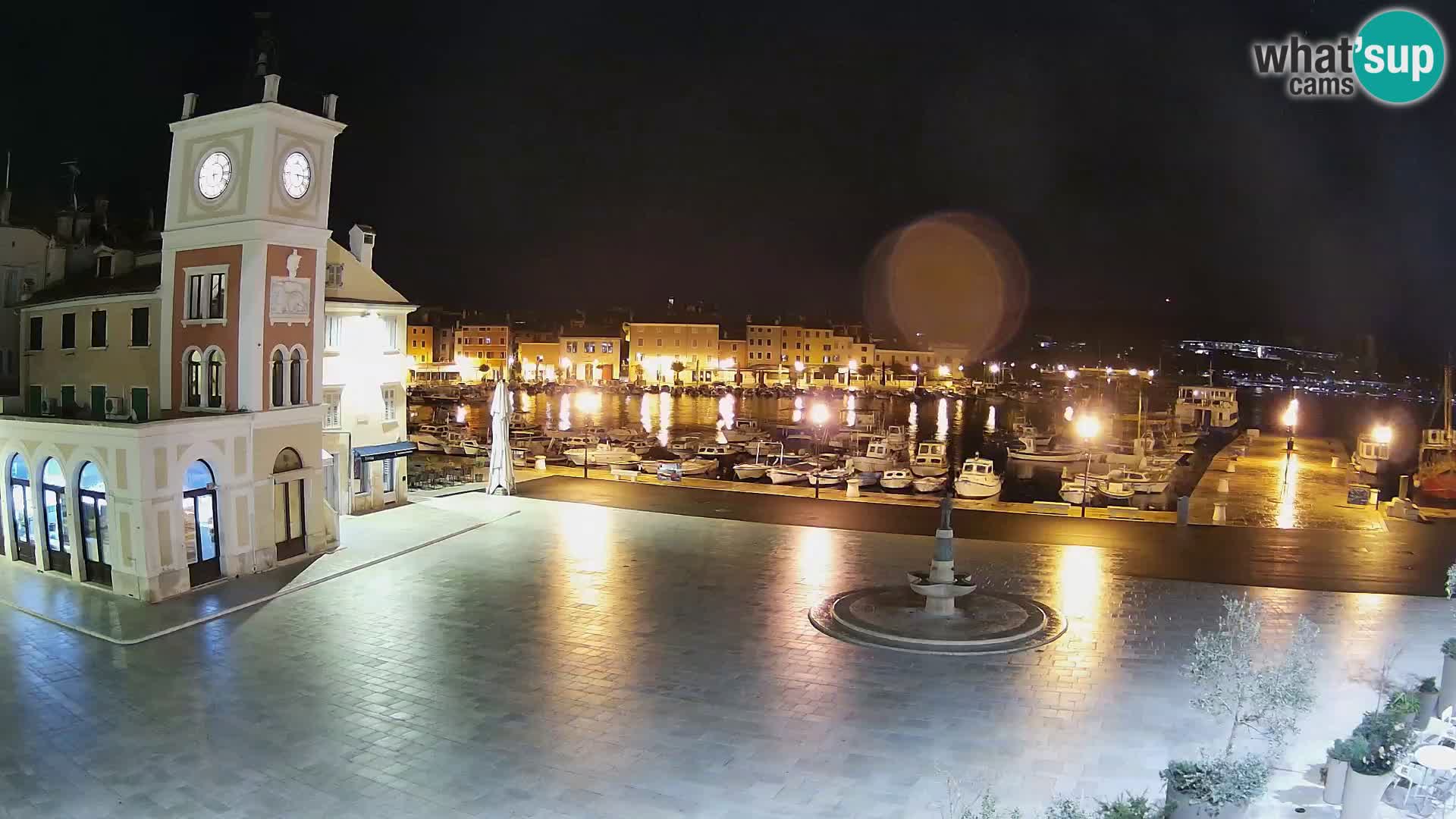 Webcam Rovigno piazza | LIVE cam Piazza centrale Rovigno