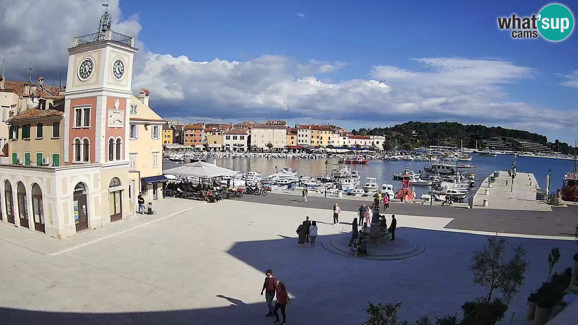 Rovinj spletna kamera trg