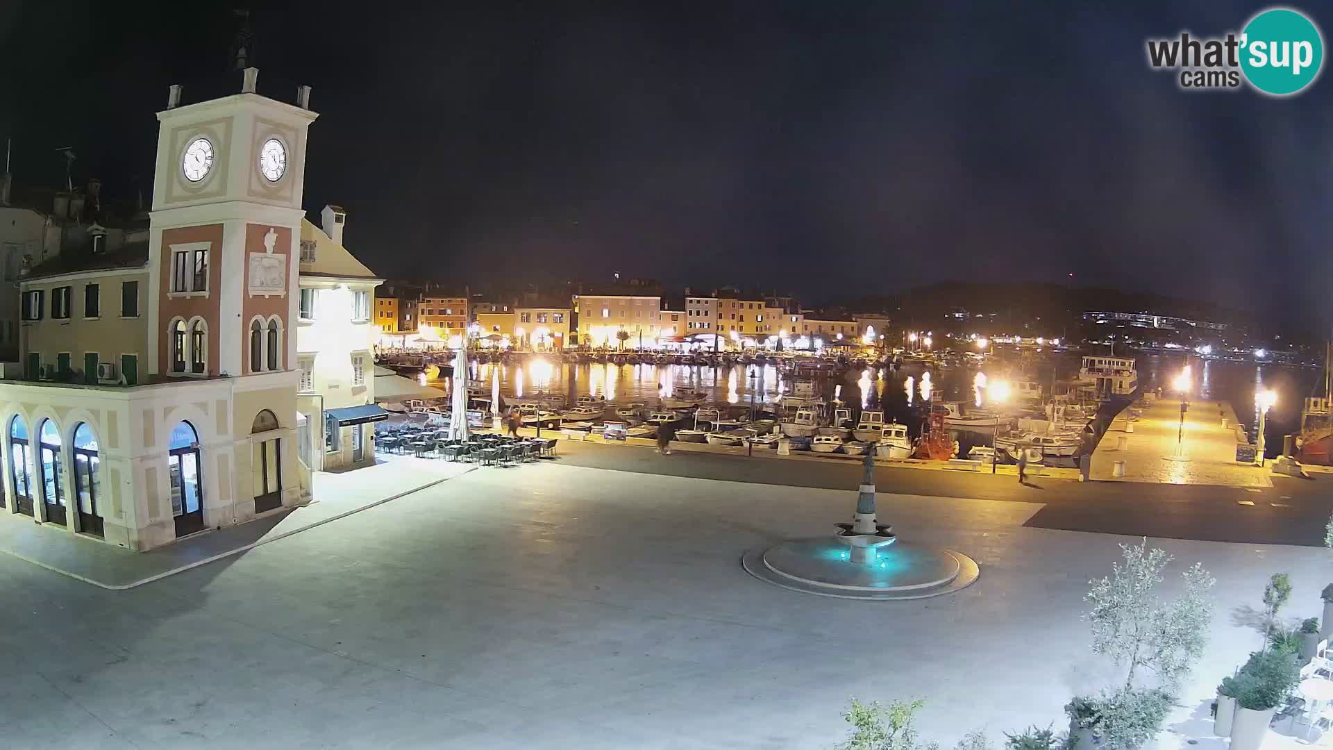 Webcam Rovigno piazza | LIVE cam Piazza centrale Rovigno
