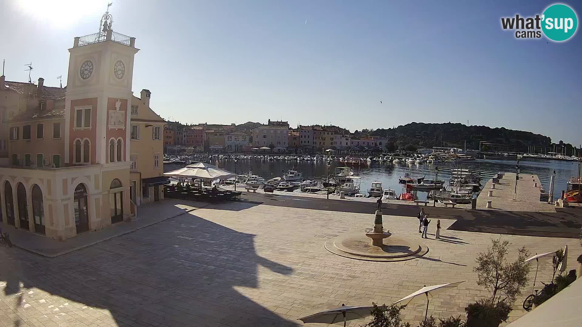 Rovinj spletna kamera trg