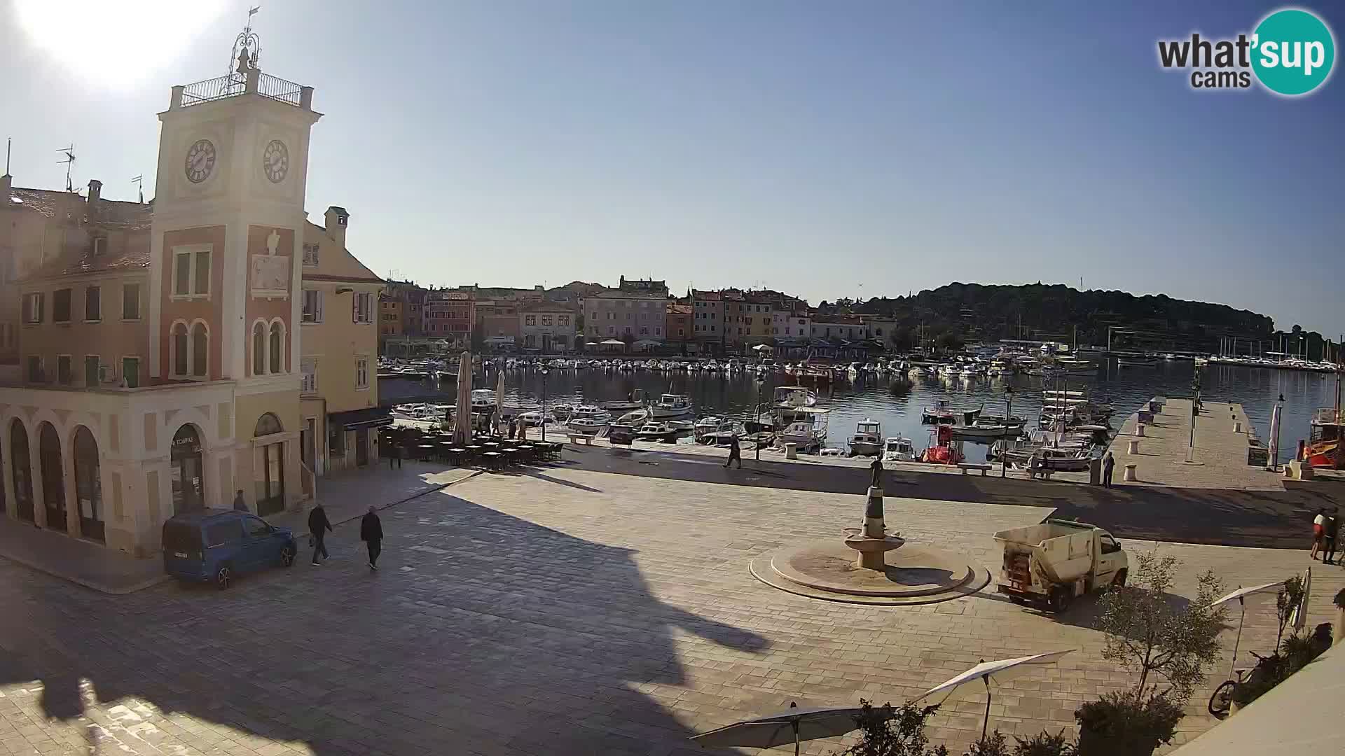 Rovinj spletna kamera trg