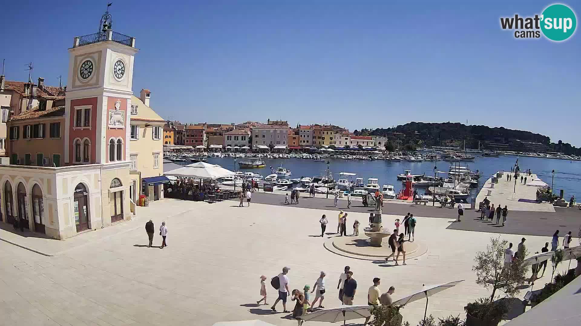 Webcam Rovinj Hauptplatz – Istrien – Kroatien