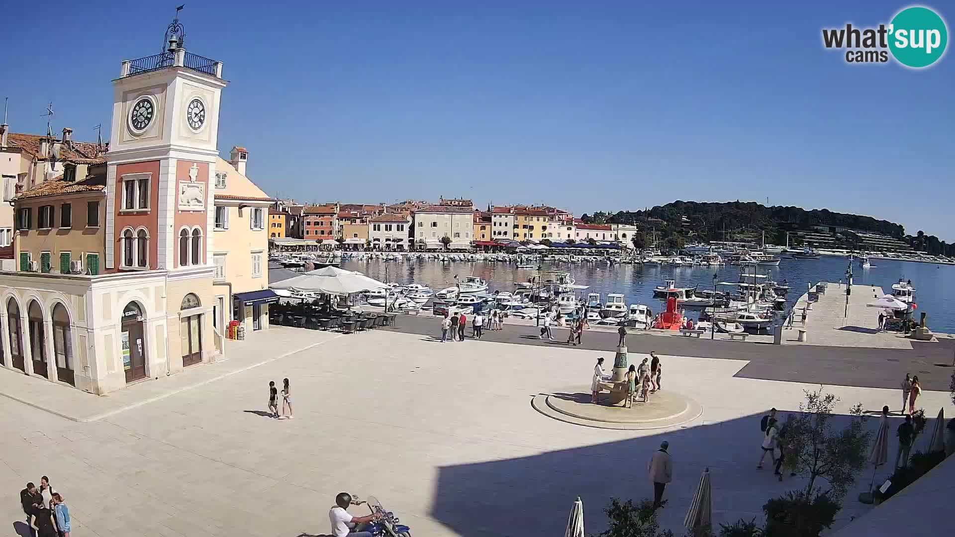 Rovinj live cam – the main square