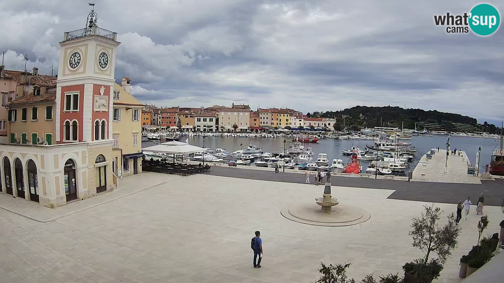 Rovinj spletna kamera trg