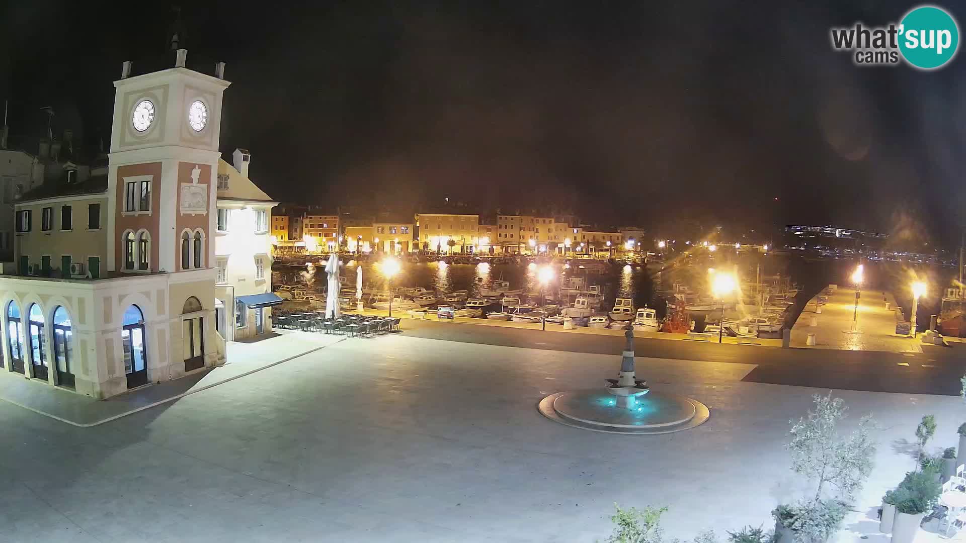 Webcam Rovigno piazza | LIVE cam Piazza centrale Rovigno