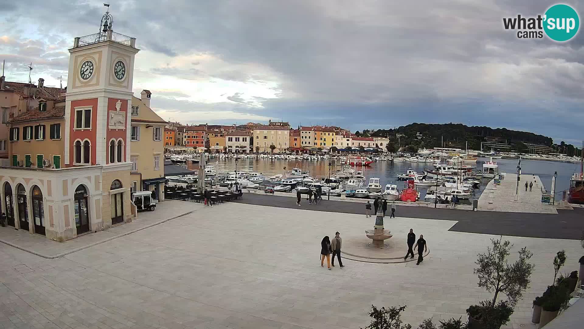 Rovinj spletna kamera trg
