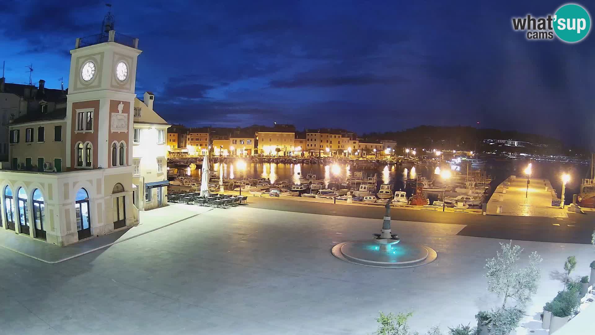 Webcam Rovigno piazza | LIVE cam Piazza centrale Rovigno
