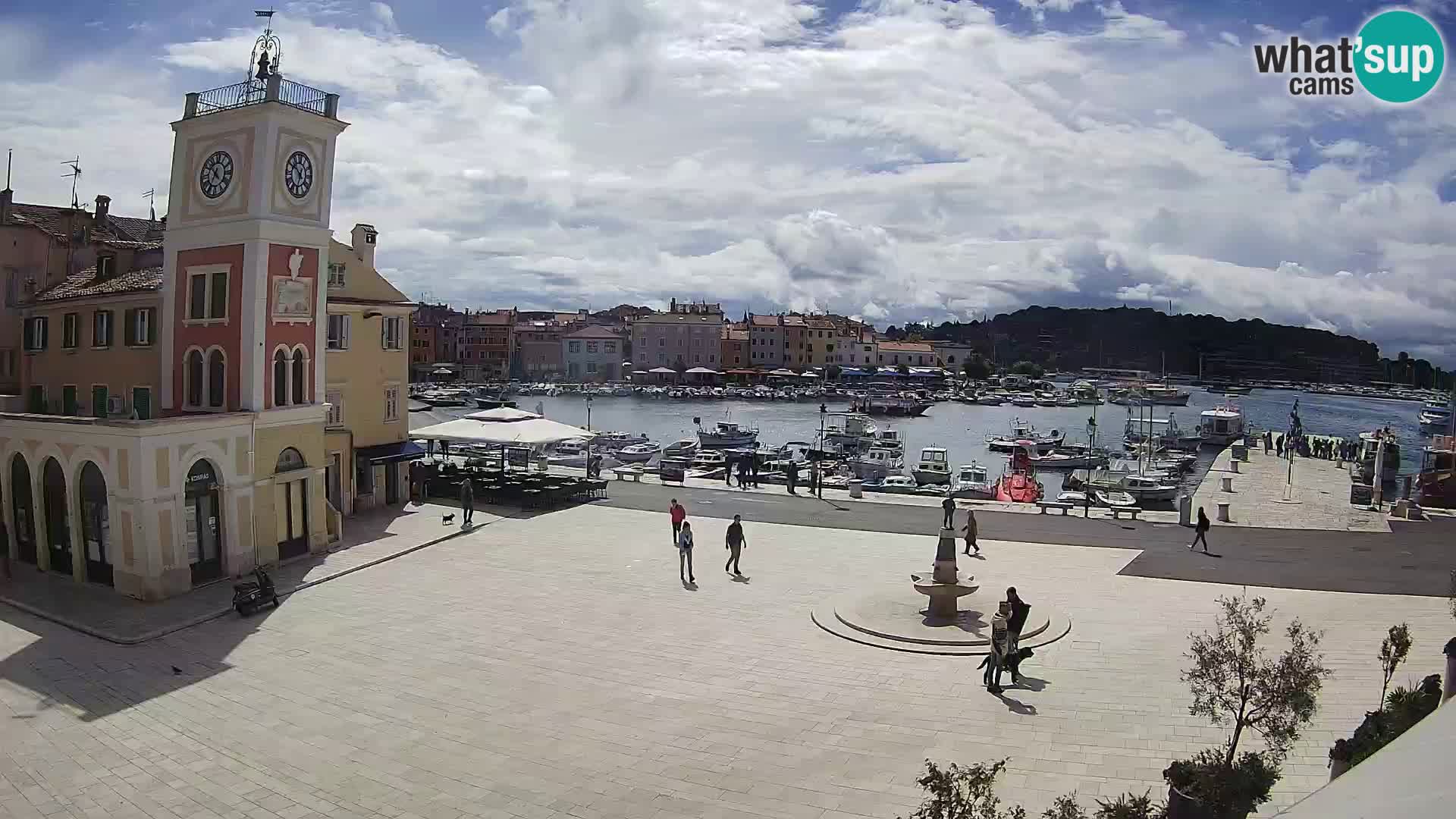 Rovinj live cam – the main square